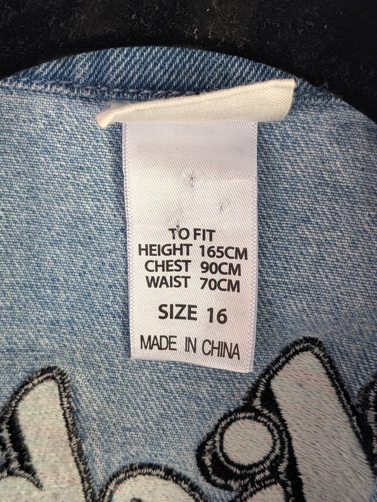 Disney Mickey Denim Jacket Youth Kids Size 16 Blue Jacket Disney 100 Years — photo 7 of 11