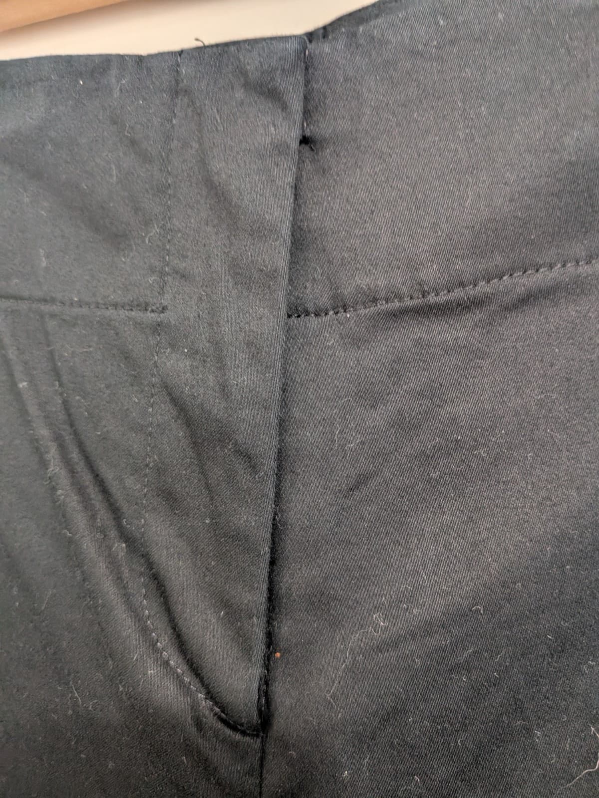 Carla Zampatti Black Bootleg Pants Size 10 Cotton Stretch High Rise Career Work — photo 5 of 9
