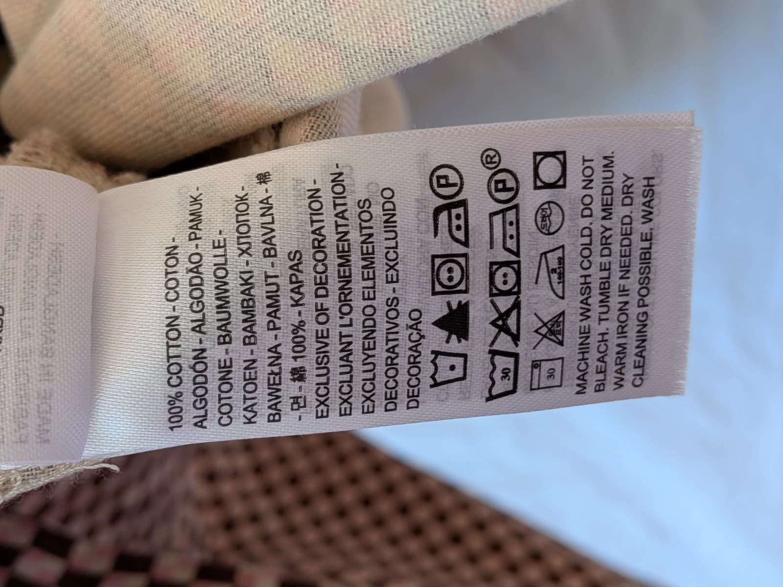 Levis Checkerboard Cotton Dress Brown Pink Strappy Mini Y2K Womens XXL Plus — photo 6 of 10