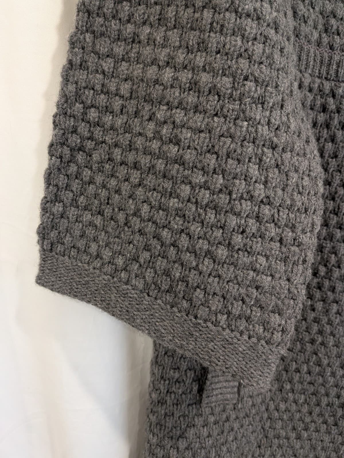 Country Road Longline Wool Knit Coatigan Grey Woolmark S AU 10 12 — photo 3 of 11