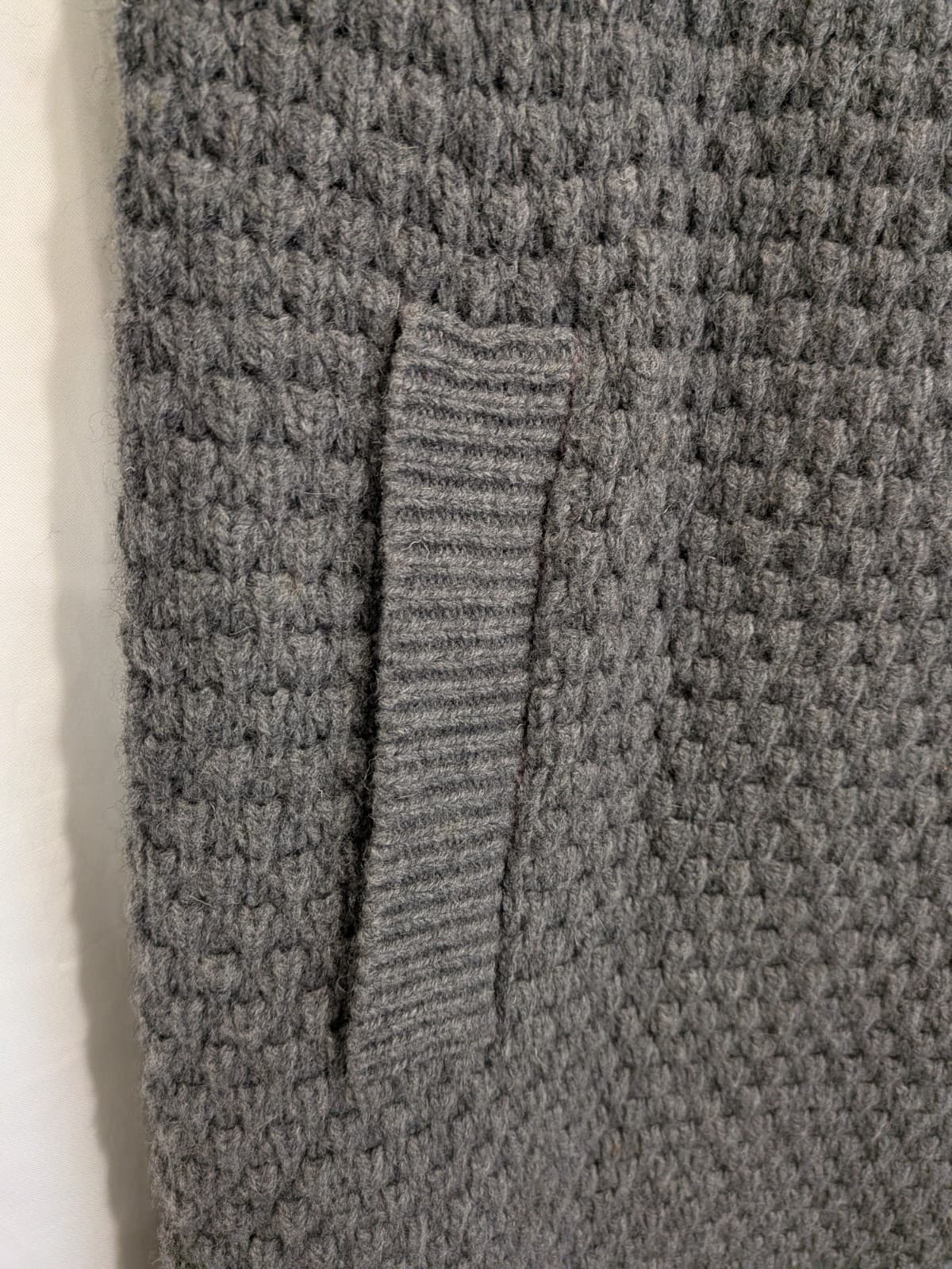 Country Road Longline Wool Knit Coatigan Grey Woolmark S AU 10 12 — photo 4 of 11