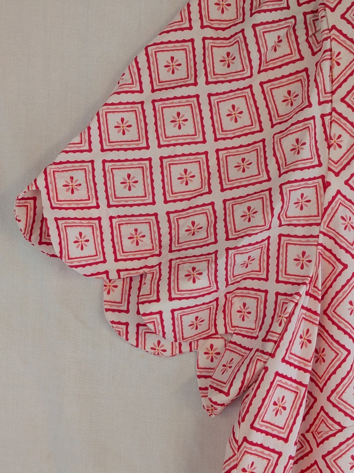 I Feel Pretty Boutique Lana Mini Dress Pink Tile Print Size 14 Tencel Linen NWT — photo 3 of 13