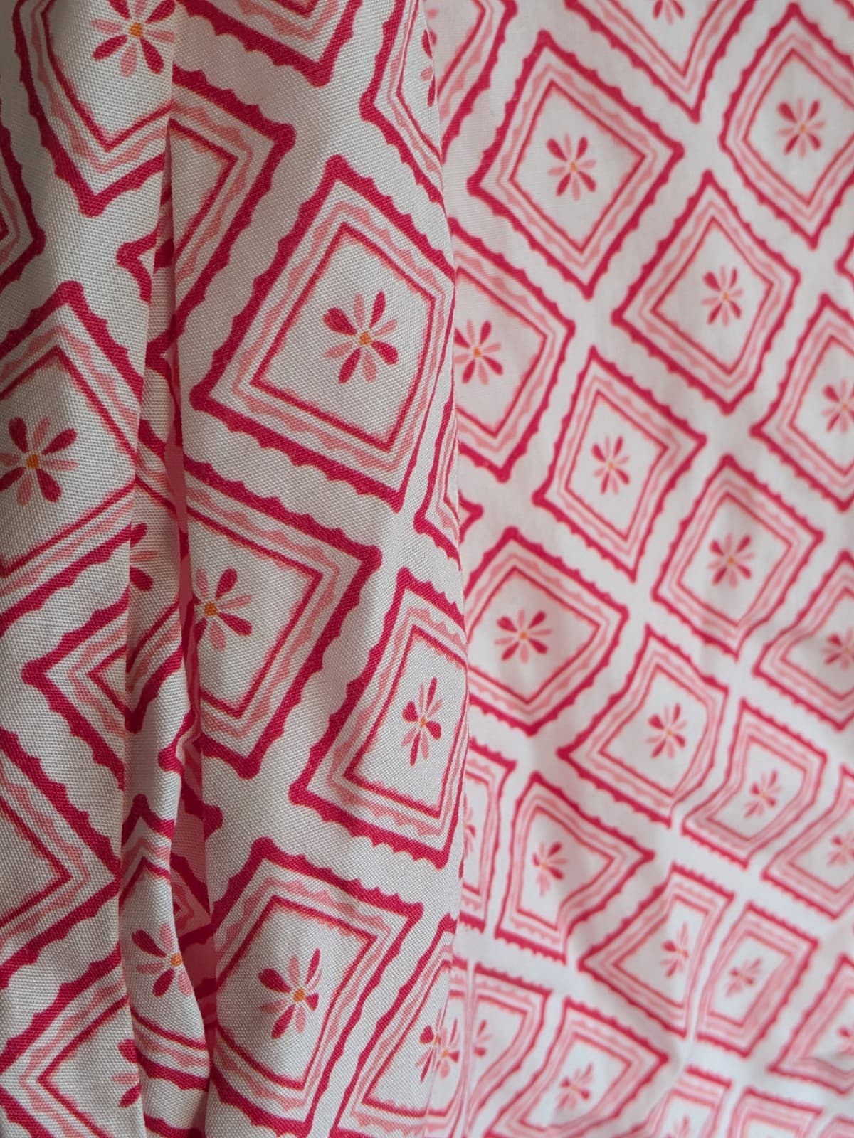 I Feel Pretty Boutique Lana Mini Dress Pink Tile Print Size 14 Tencel Linen NWT — photo 5 of 13