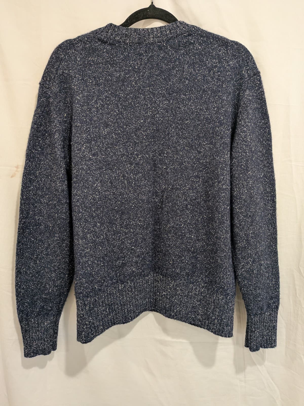 JAG Navy Wool Silk Knit Jumper Womens S AU 10 12 Crew Neck Pullover — photo 9 of 9