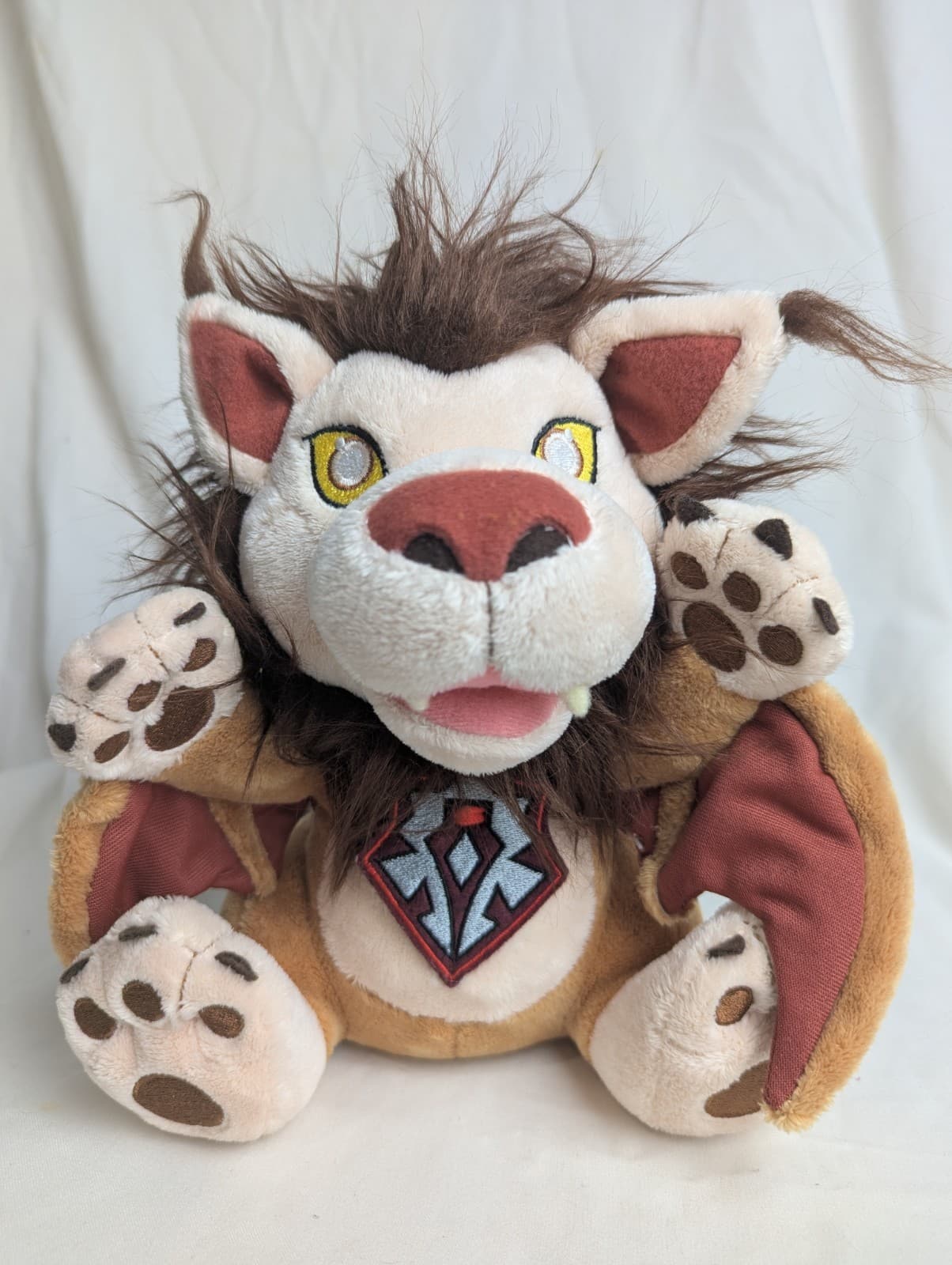 Blizzard World of Warcraft Alliance Lion Plush Toy with Bag Rare 2015 — photo 3 of 11