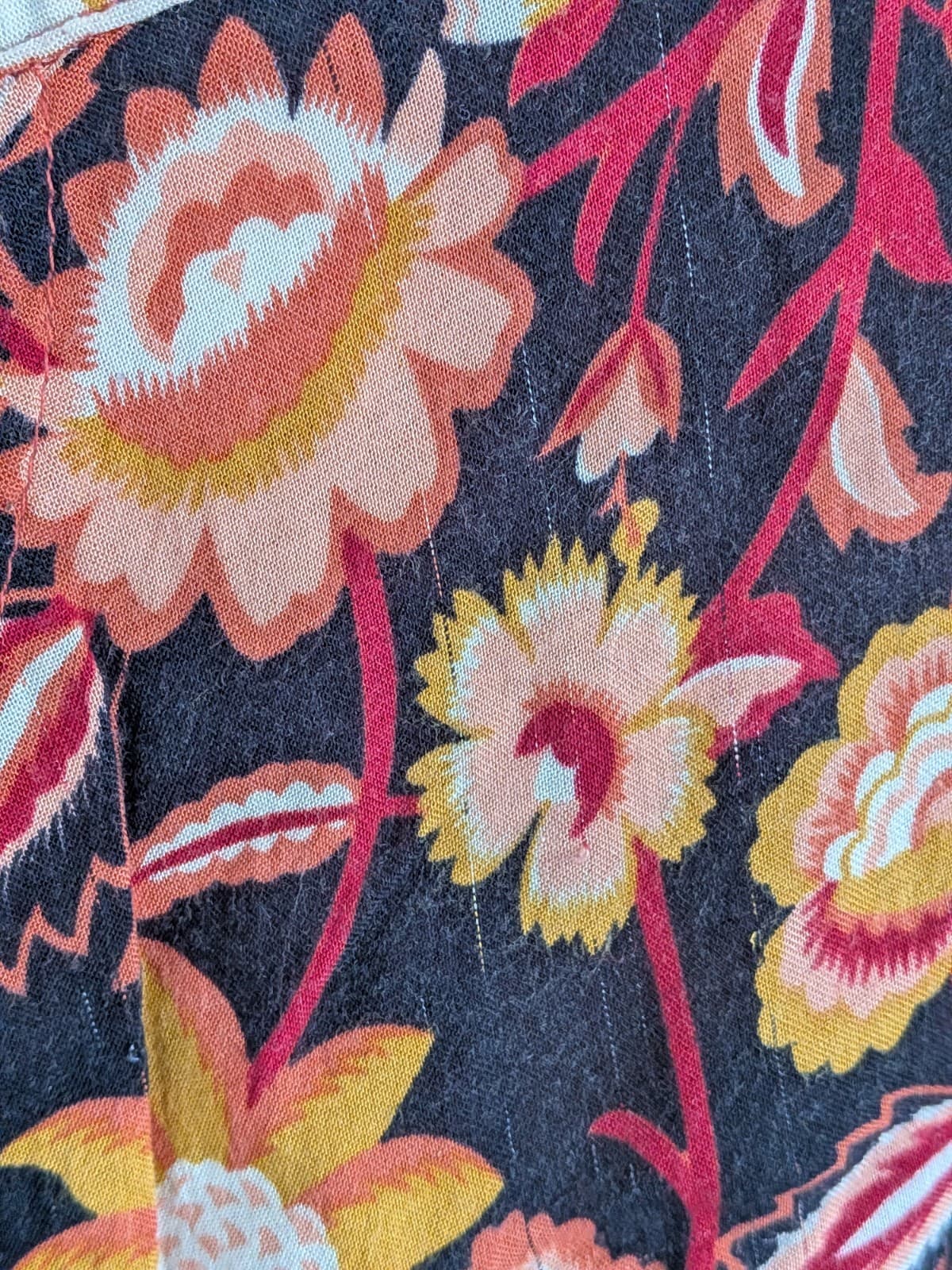 Spell Gypsy Collective Floral Border Dress Size L Boho Rayon — photo 11 of 17