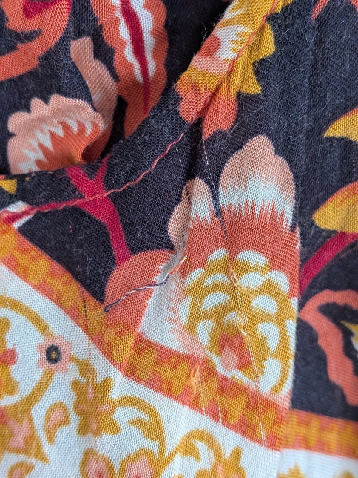 Spell Gypsy Collective Floral Border Dress Size L Boho Rayon — photo 10 of 17
