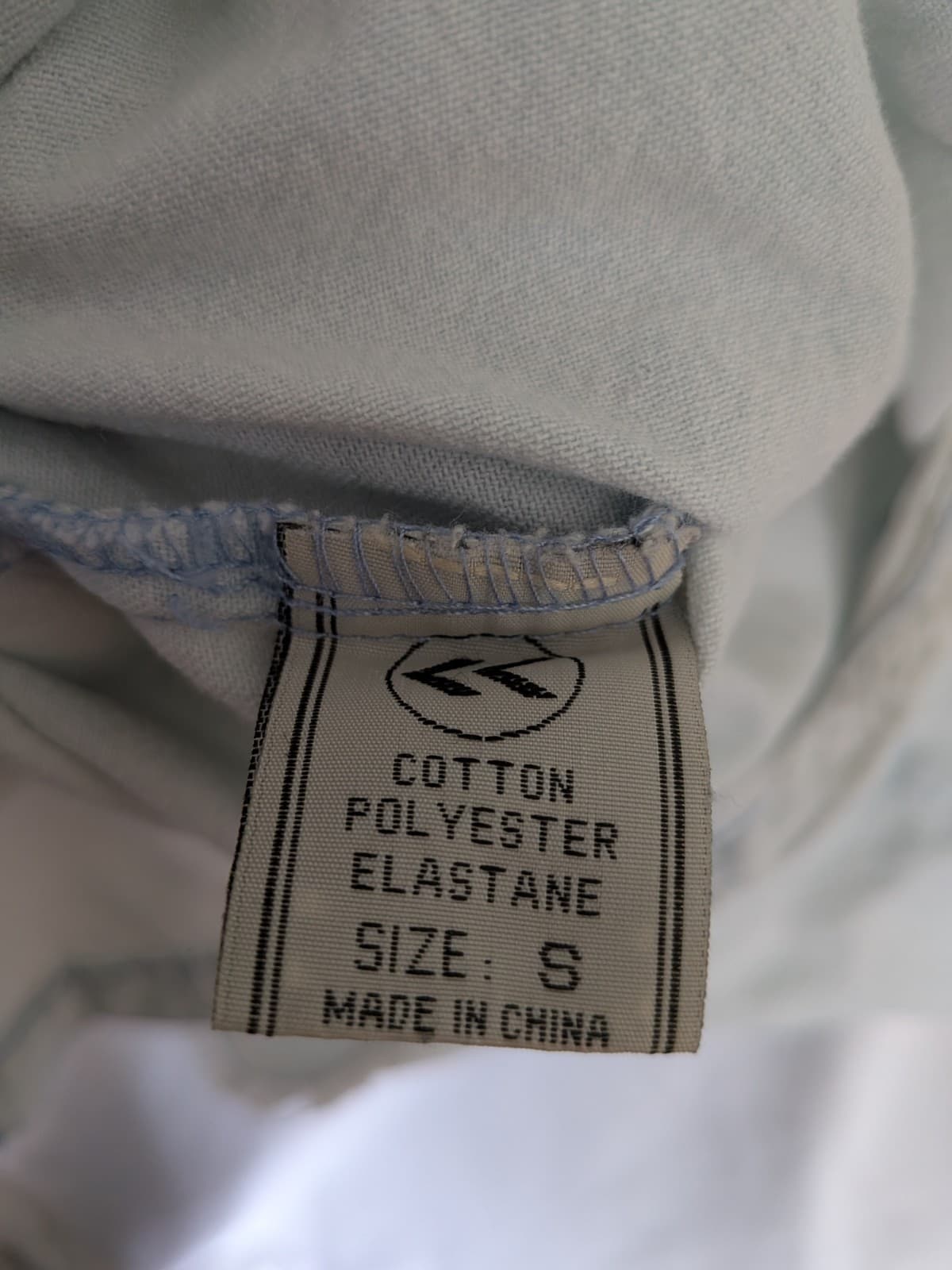 Refuge Denim Shacket Top Light Wash Oversized Button Front Utility Shirt Small — photo 8 of 9