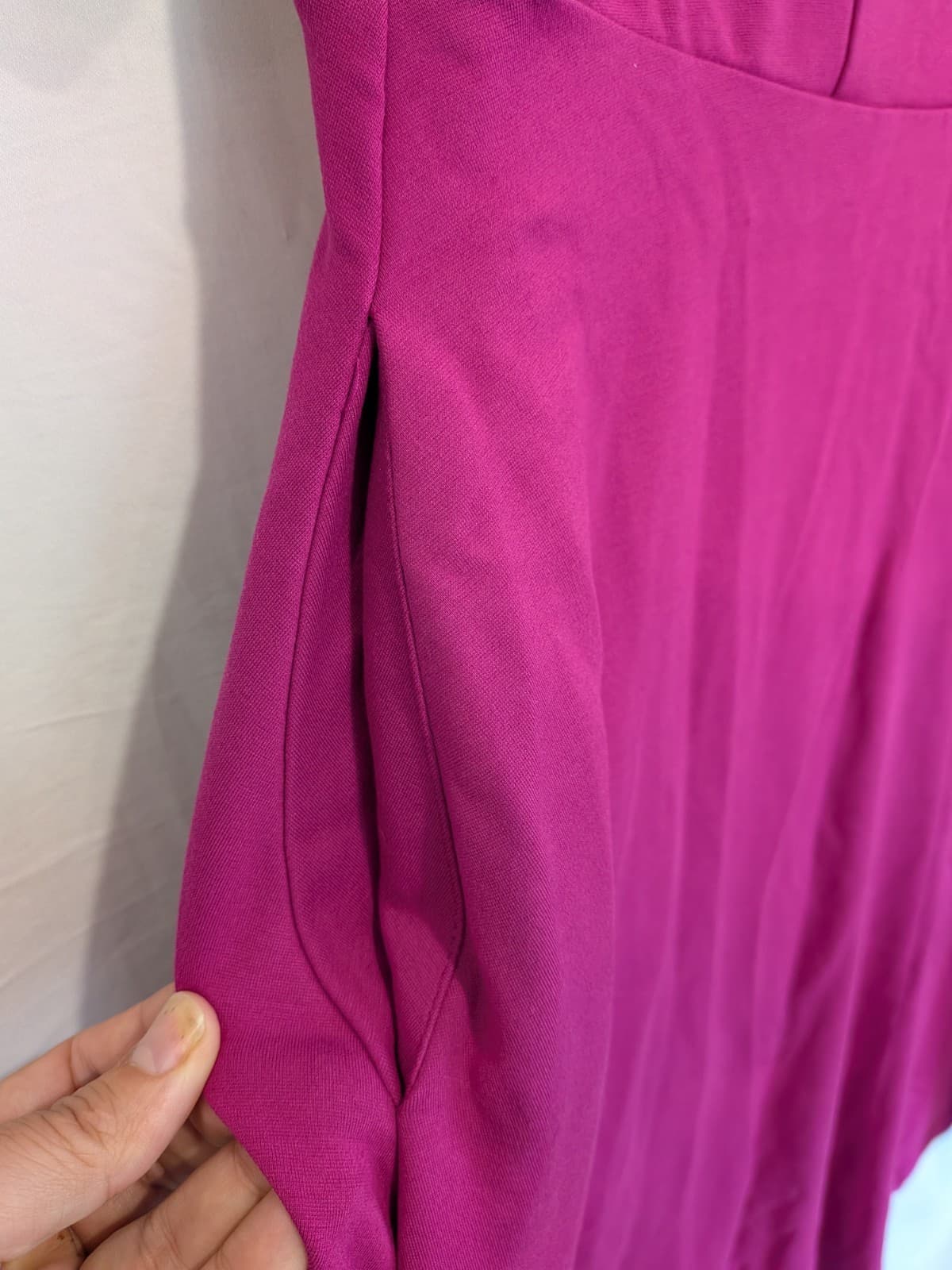 City Chic Dress Pink Plus Size XS 14 Stretch Occasion A Line Wedding Cocktail — photo 4 of 8