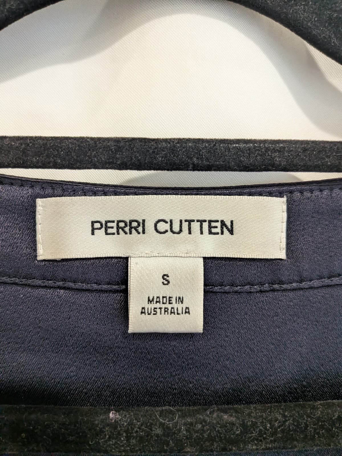 Perri Cutten Tops Bundle 2x Size S AU10 Pink Navy Made Australia Corporate — photo 4 of 14