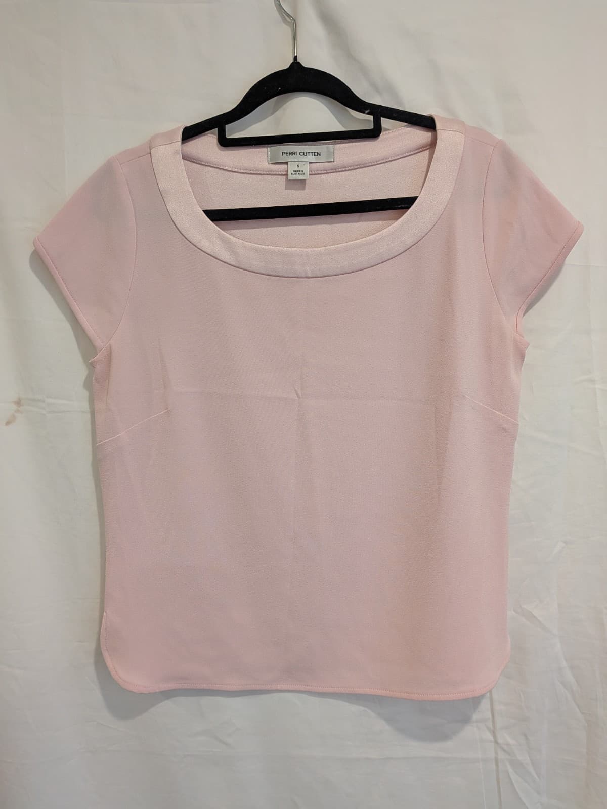 Perri Cutten Tops Bundle 2x Size S AU10 Pink Navy Made Australia Corporate — photo 8 of 14