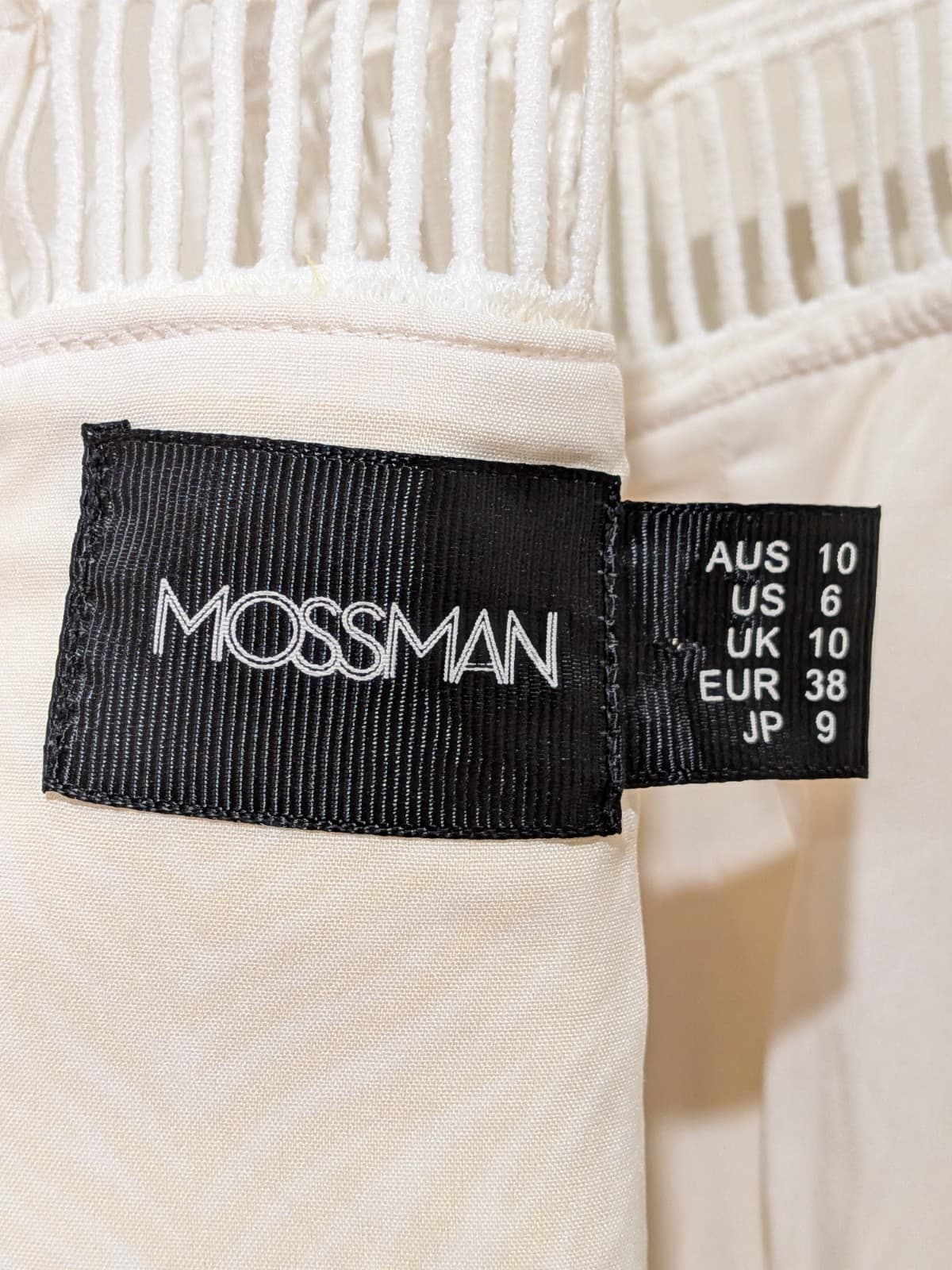 Mossman Yellow Midi Dress Lace Trim Occasion Racewear AUS 10 US 6 — photo 12 of 12