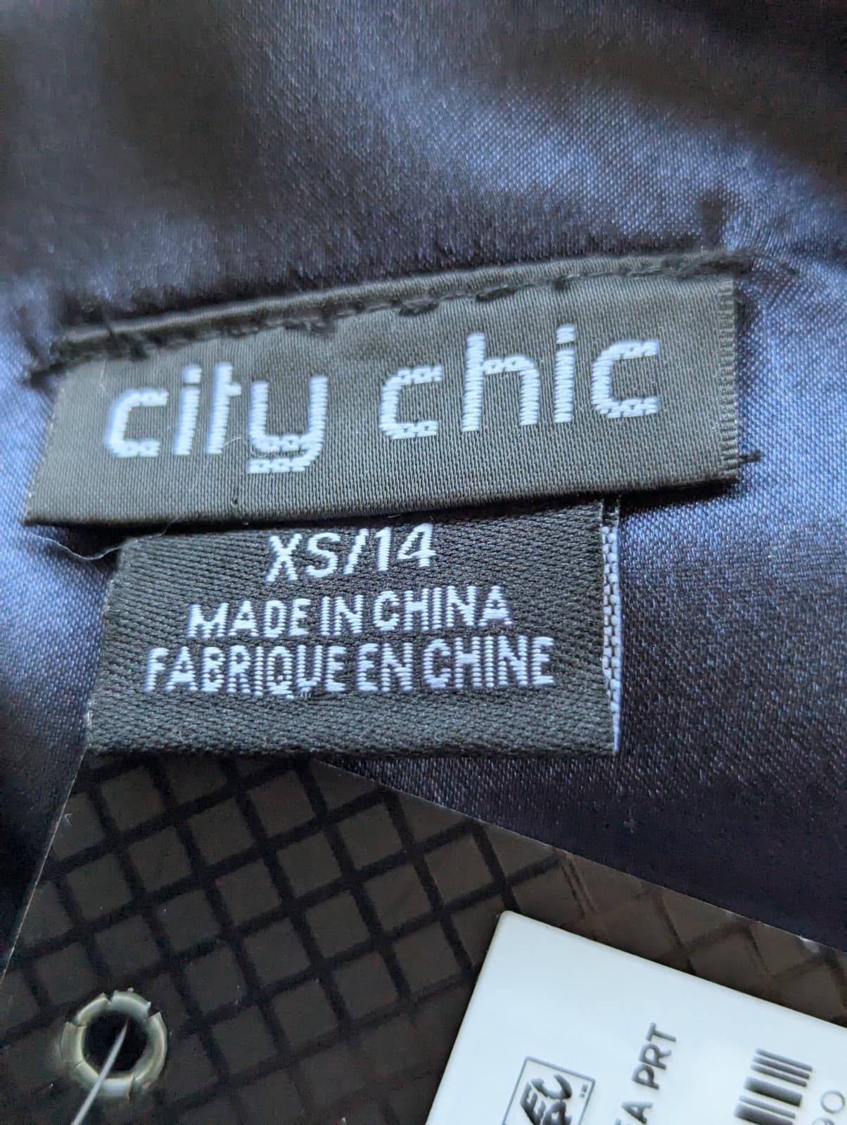 City Chic Dress Hydrangea Blue Print Navy Plus Fit Flare NWT Size XS AU 14 Us 10 — photo 12 of 13