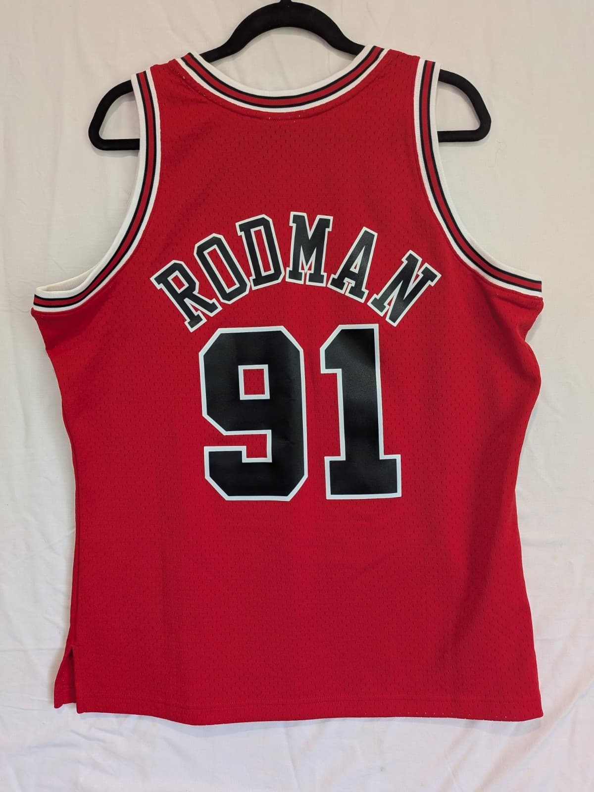 Chicago Bulls Dennis Rodman Mitchell Ness NBA Jersey Basket Singlet Size Aus L — photo 11 of 14