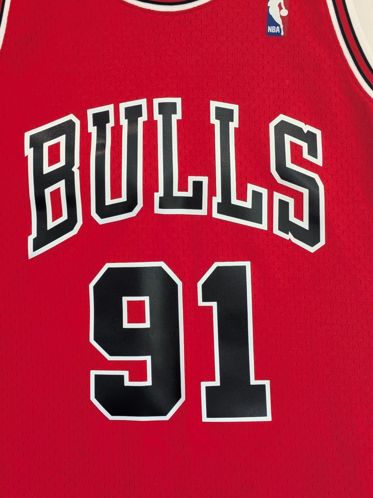 Chicago Bulls Dennis Rodman Mitchell Ness NBA Jersey Basket Singlet Size Aus L — photo 5 of 14