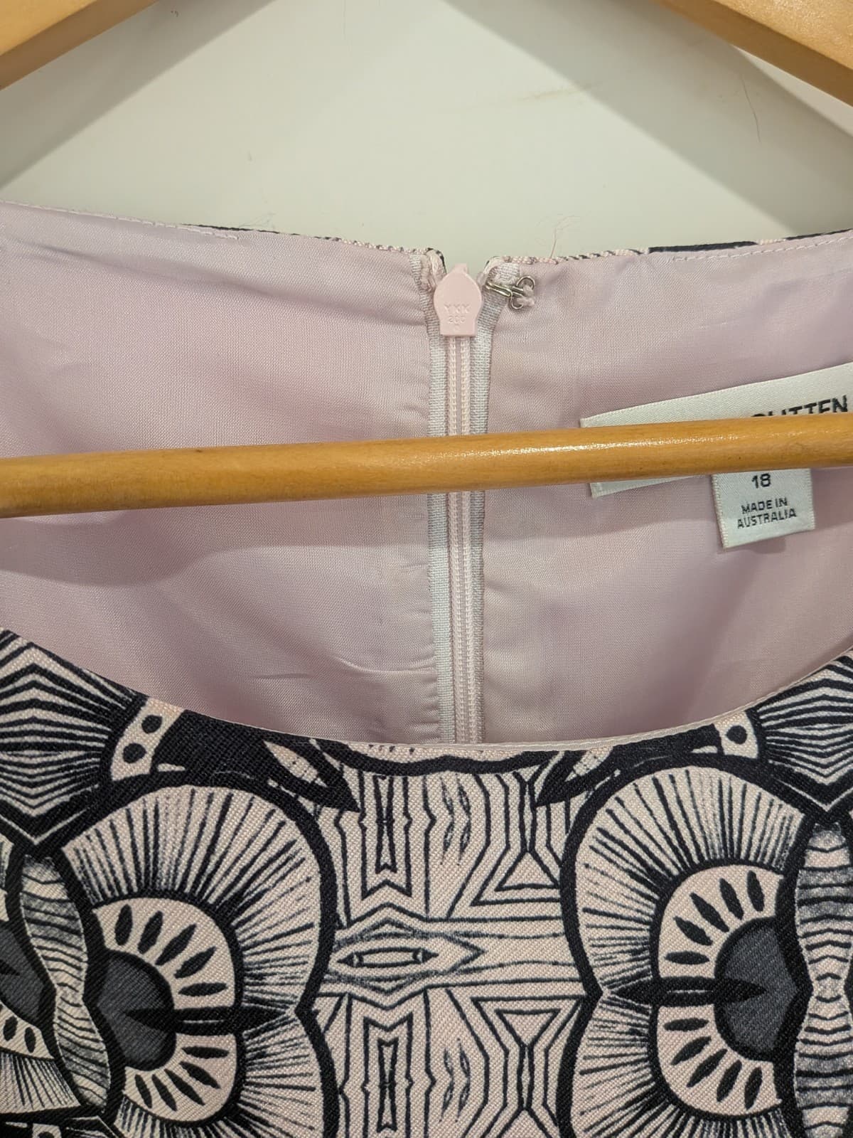 Perri Cutten 2 Piece Mother of the Bride Jacket Dress Set Size 18 Pink Black — photo 14 of 19