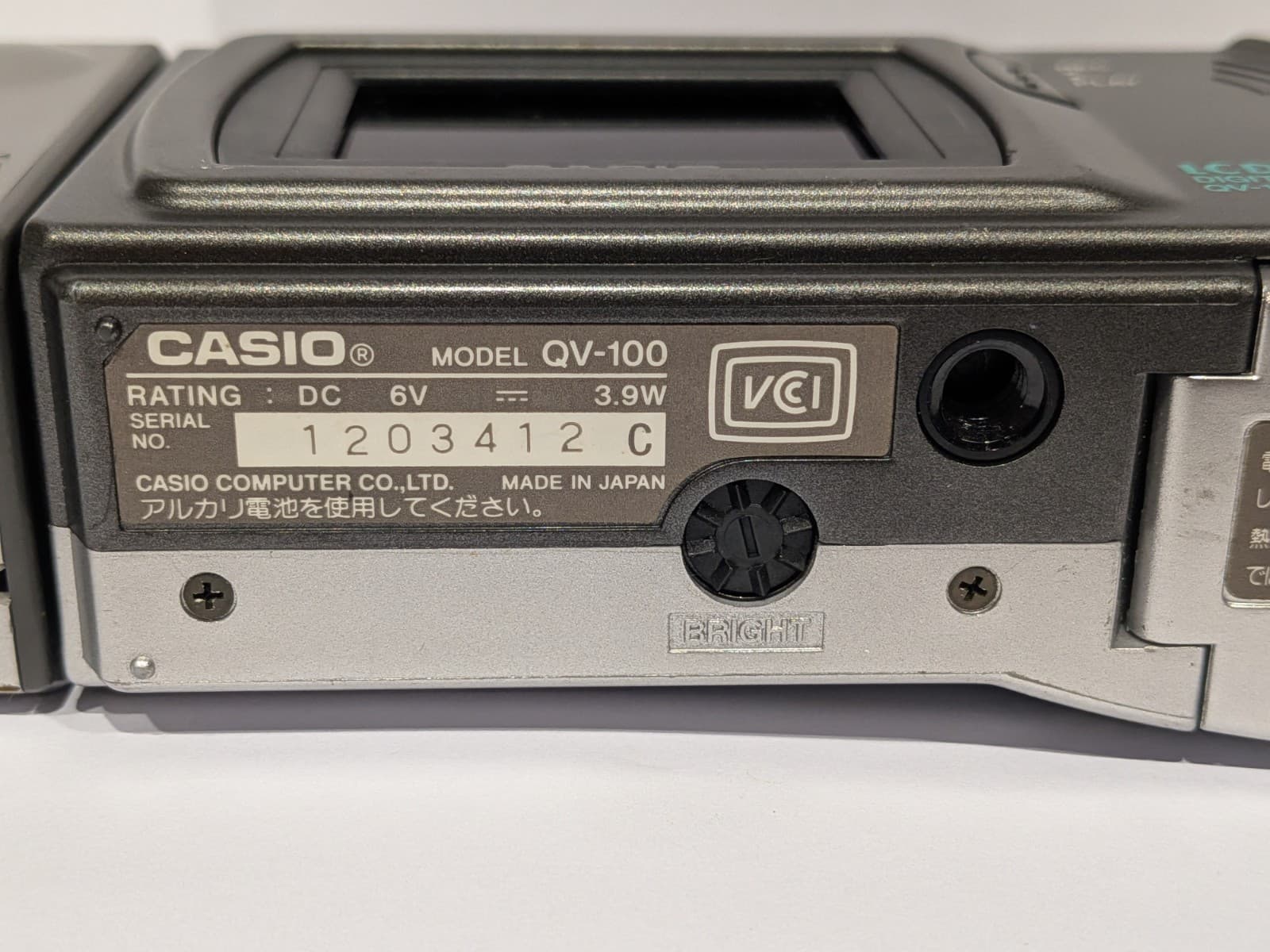 Casio QV-100 LCD Digital Camera Swing Lens Vintage Y2K Working Read Description — photo 7 of 16