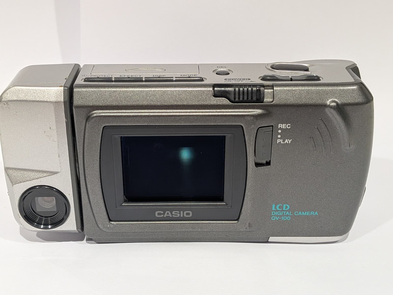 Casio QV-100 LCD Digital Camera Swing Lens Vintage Y2K Working Read Description — photo 10 of 16