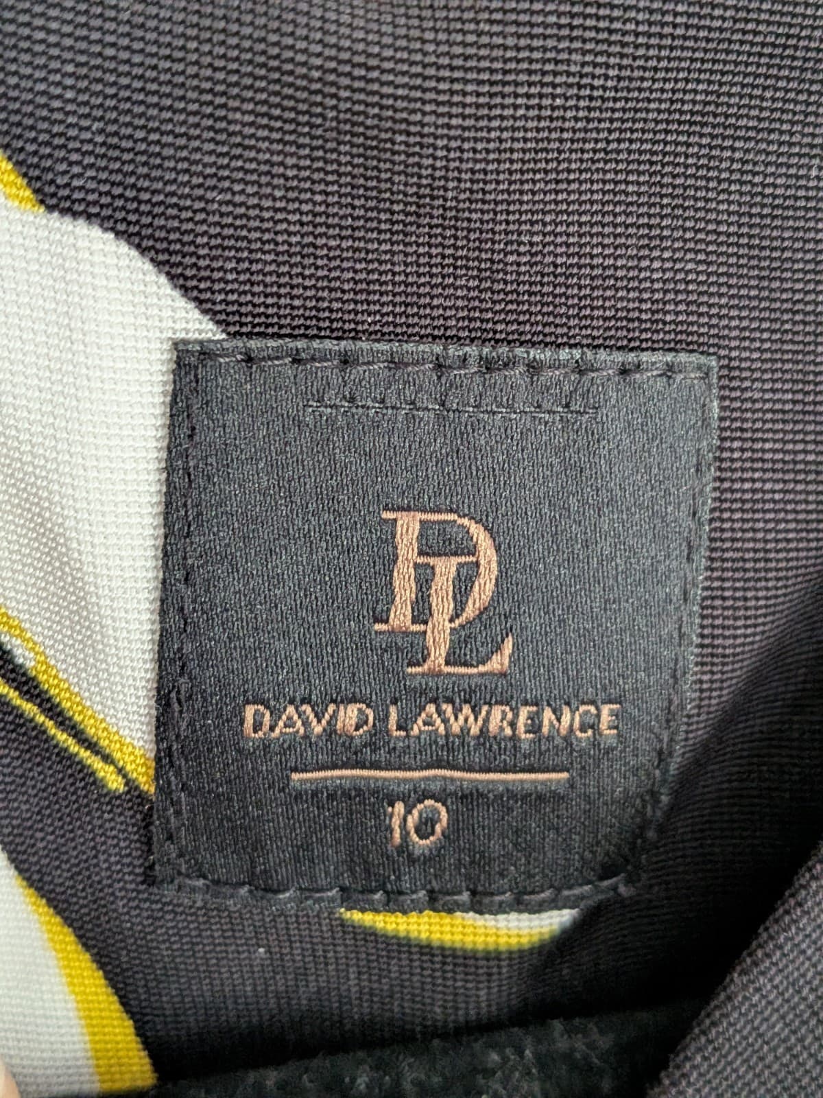David Lawrence Butterfly Print Pencil Dress Multicolour Wedding Cocktail Size 10 — photo 10 of 13