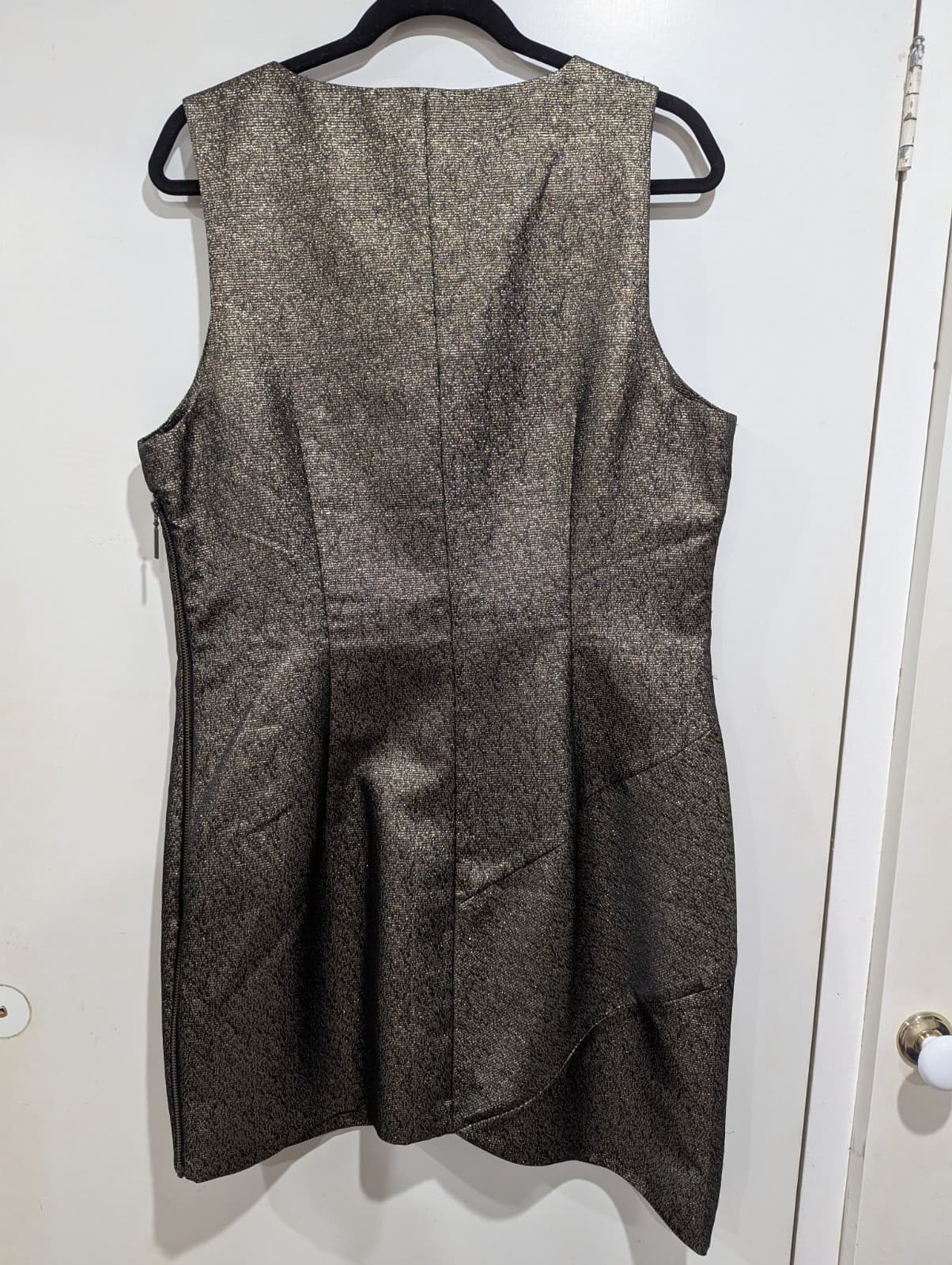 Portmans Dress Gold Brown Sheath Cocktail Party Shimmer Plus Size Aus 16 Us 12 — photo 6 of 7