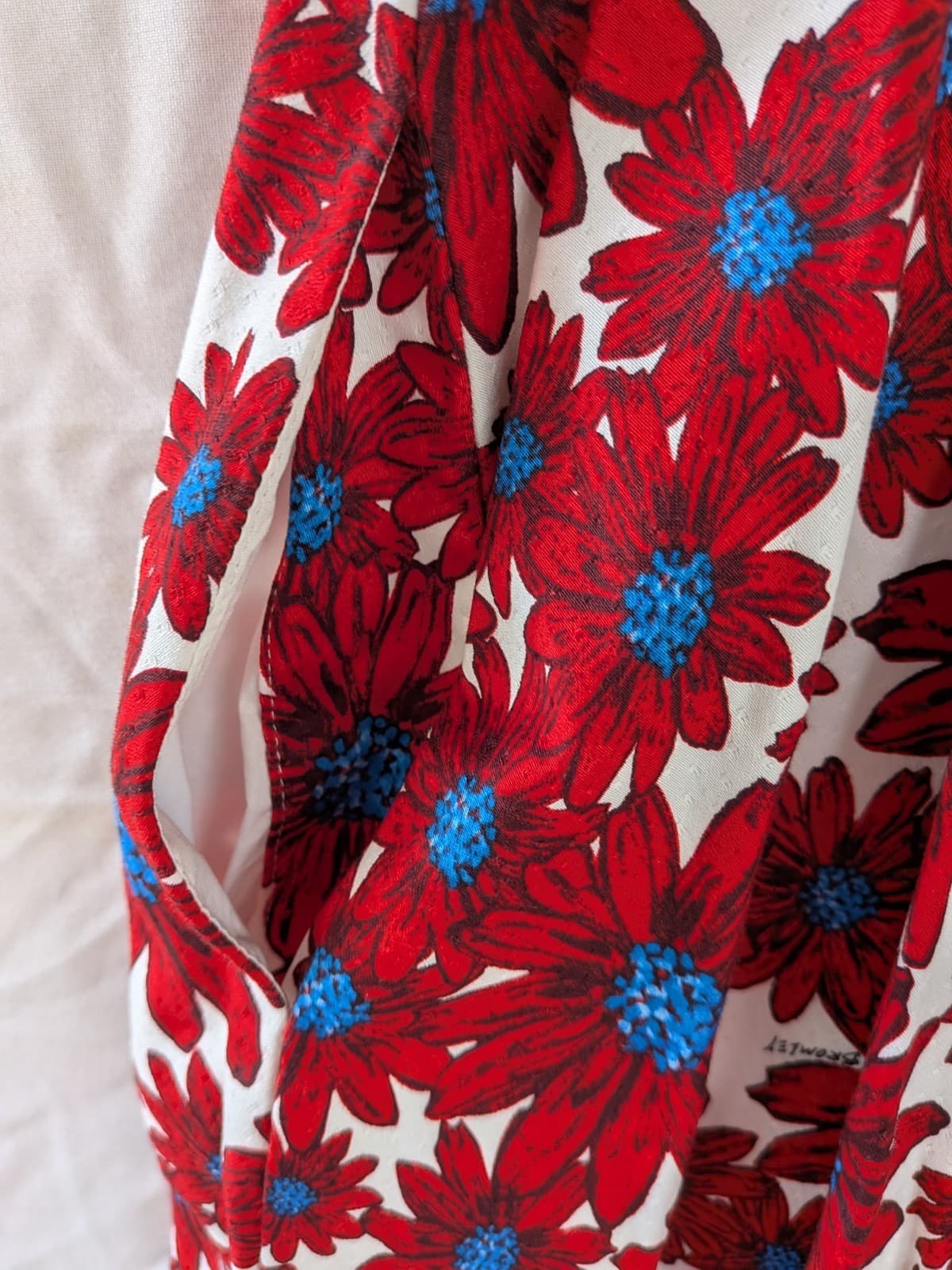 Review x Bromley Dress Red Floral Fit Flare Retro Pinup Wedding Plus Size 16 — photo 12 of 16