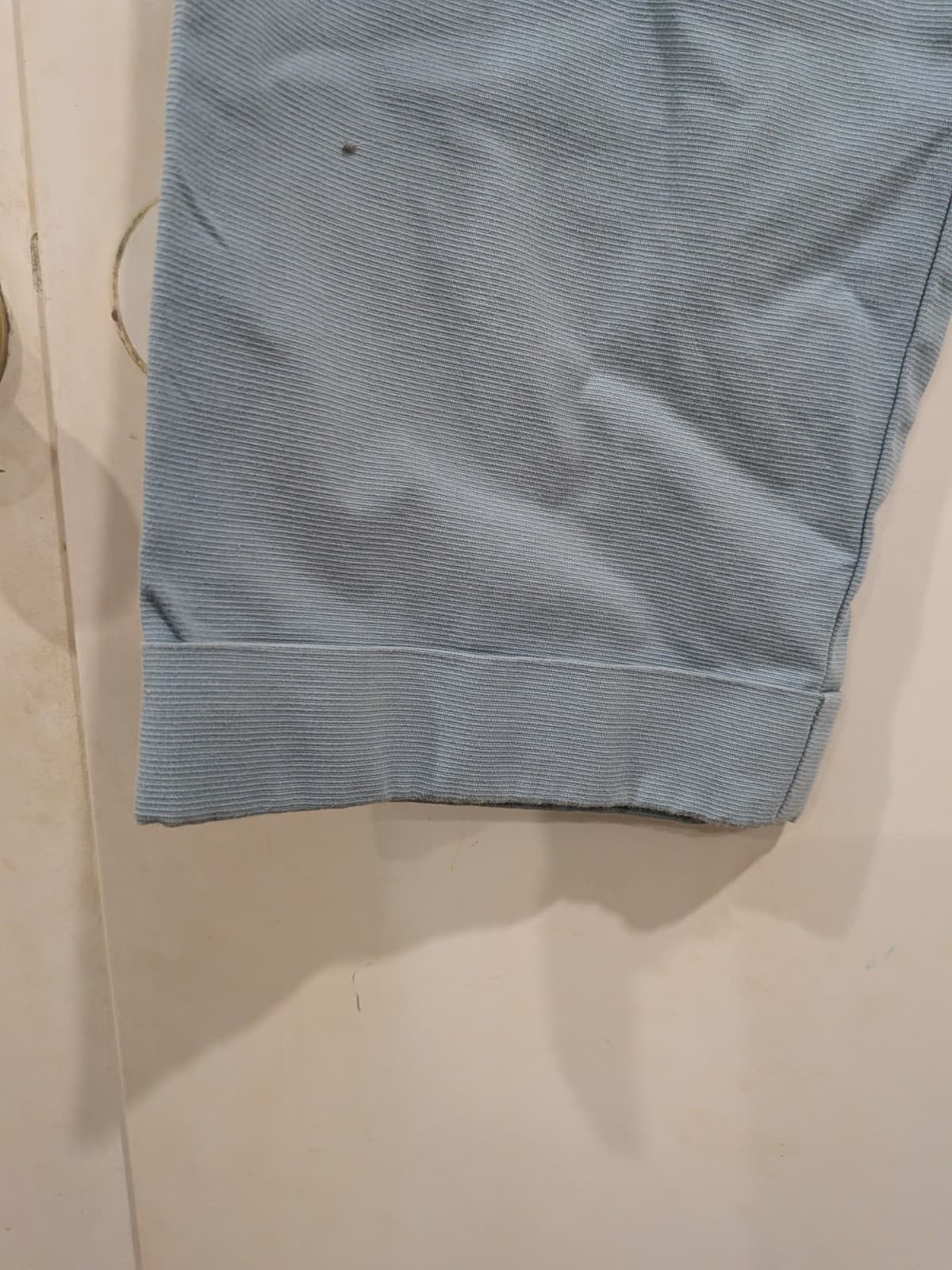Cue Pants Size 12 Blue Slim Leg Ankle Cropped Stretch Work Office Australia — photo 3 of 12
