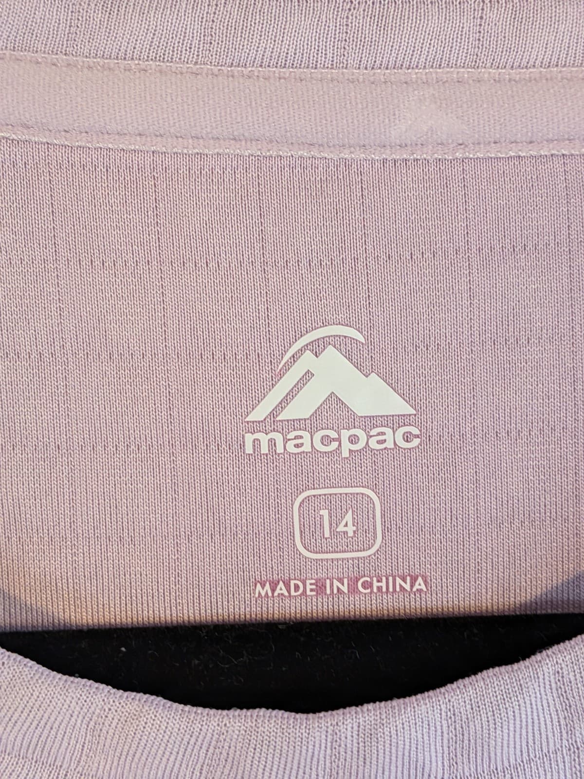 Macpac Polartec Power Air Pullover AU 14 Womens Lilac Fleece Thermal Activewear — photo 8 of 9