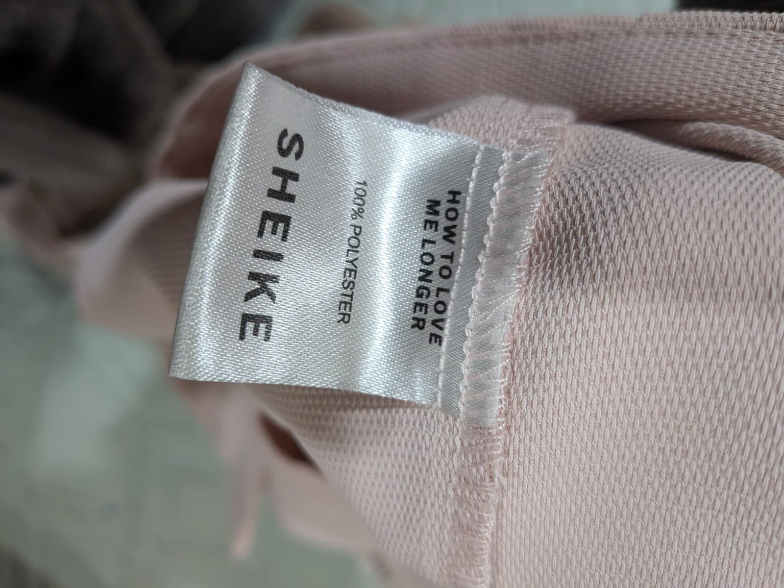 Sheike Wide Leg Pants Size 10 Blush Pink High Rise Belted Dress Career Work — photo 11 of 11