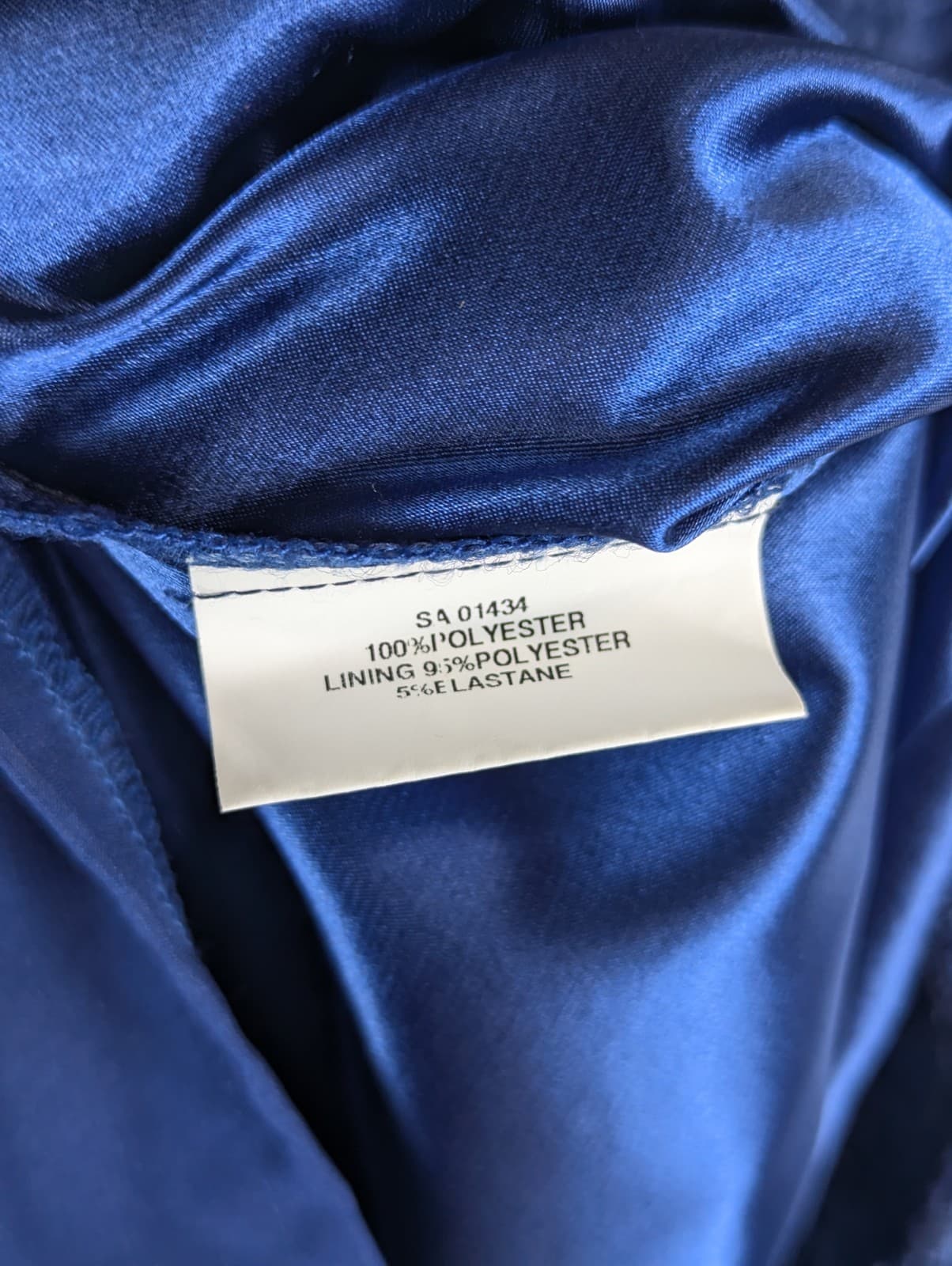 Anthea Crawford Dress Blue Lace Wiggle Cocktail Wedding Old Money Size AUS 8 — photo 7 of 9