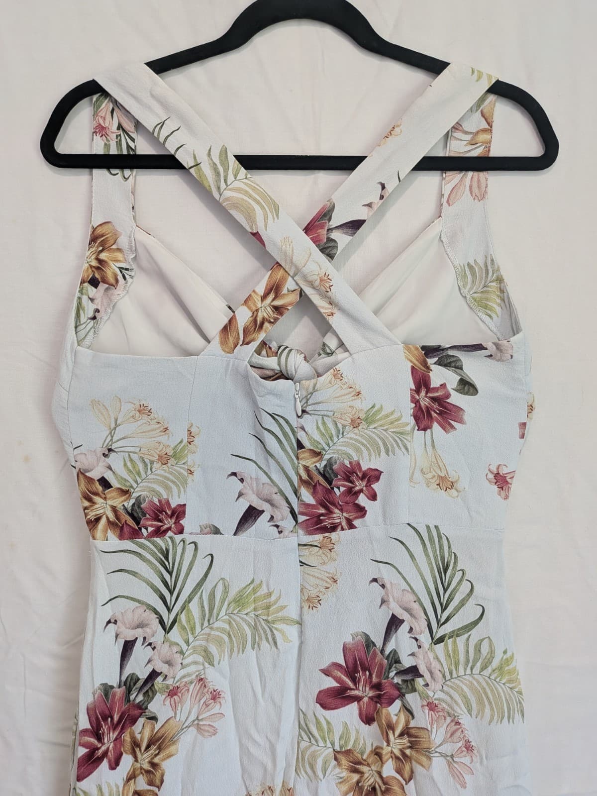 Sheike Dress Floral Tie Front Sleeveless Summer Viscose Rayon Size Aus 10 US 6 — photo 8 of 10