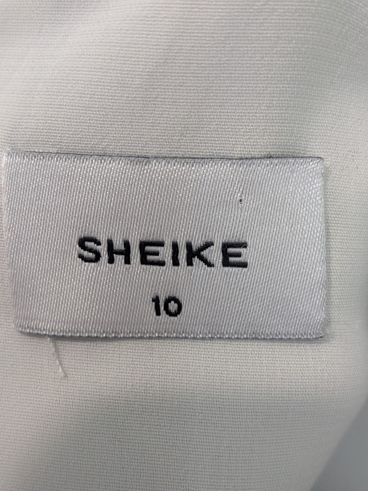 Sheike Dress Floral Tie Front Sleeveless Summer Viscose Rayon Size Aus 10 US 6 — photo 9 of 10