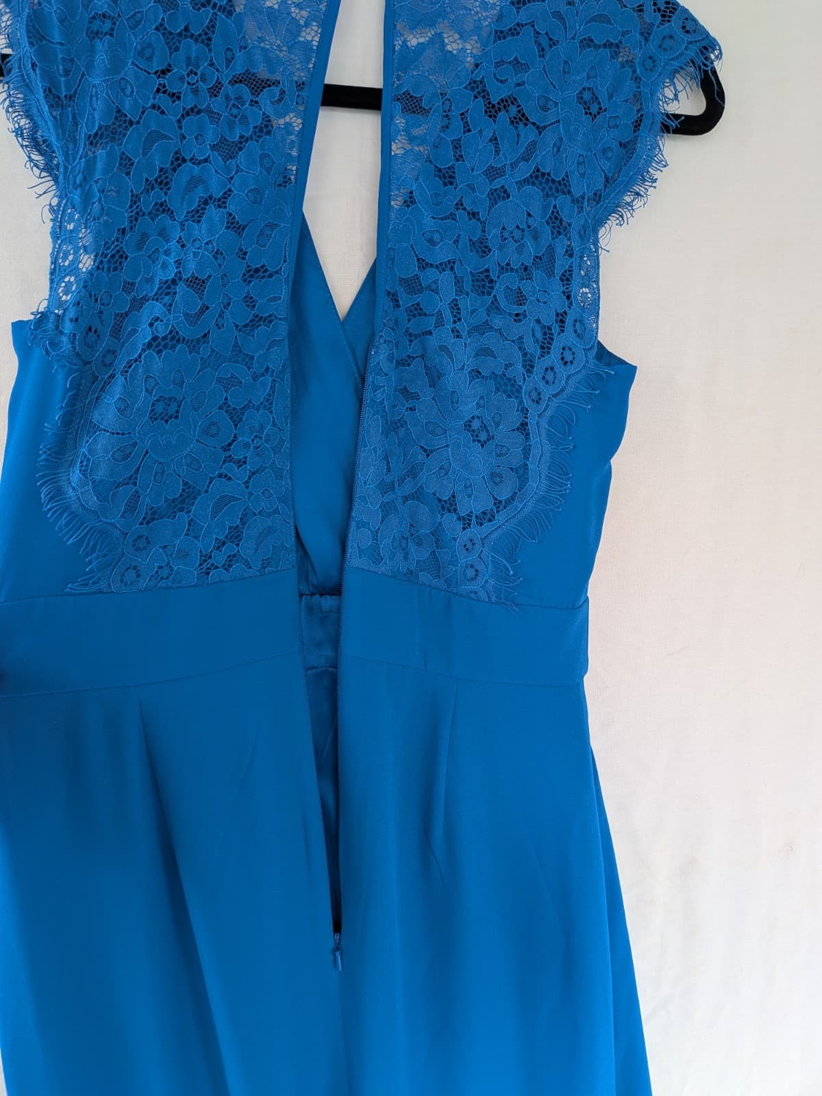 Review Dress Maxi Lace Formal Blue Evening Wedding Floppy Size 8 AUS 4 US — photo 13 of 13