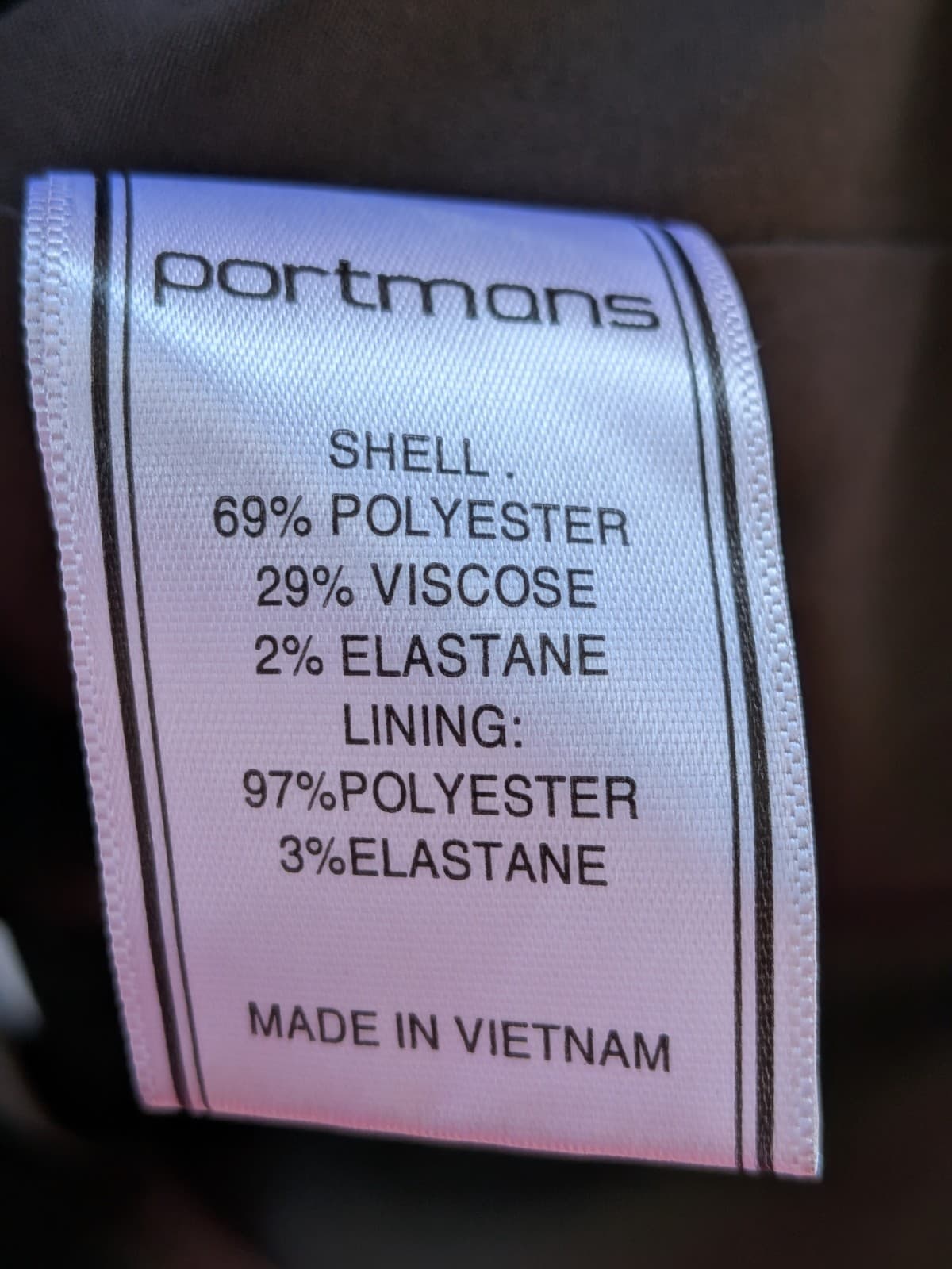 Portmans Pencil Skirt Grey Check Work Office Corporate Stretch Lined Size 10 — photo 6 of 11