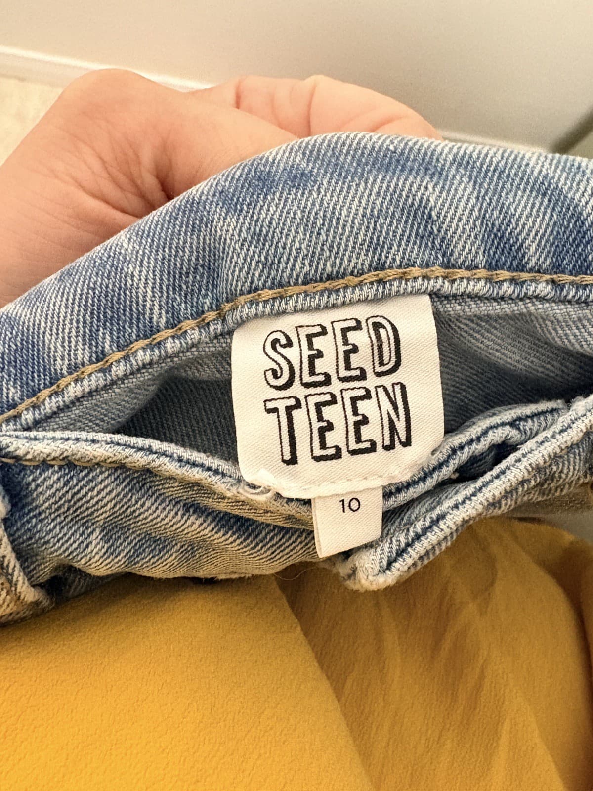 SEED TEEN GIRLS DENIM JEANS SZ10 — photo 1 of 3