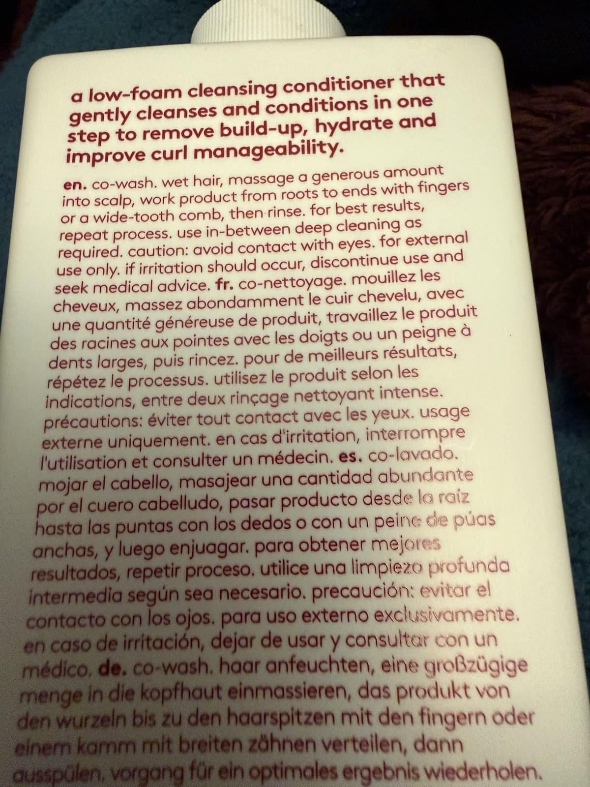 Evo Heads Will Roll Co-Wash Cleansing Conditioner 1L Curly Hair Sulphate Free — photo 4 of 5