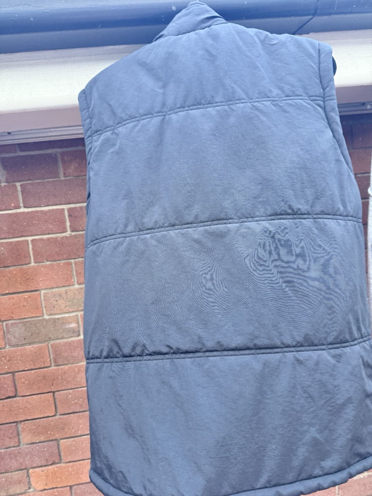 Kmart Mens Puffer Vest Size L Black Insulated Sleeveless Warm Pockets — photo 8 of 9