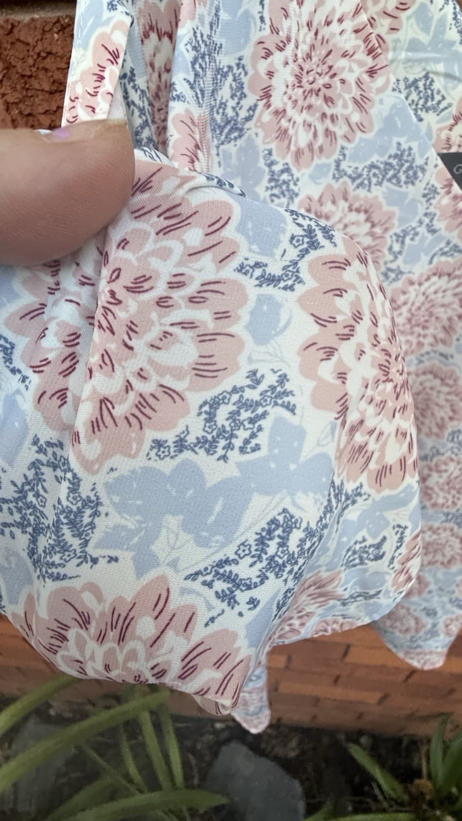 Glassons Cold Shoulder Tank Top Womens 14 Floral Camisole V-Neck Lined — photo 5 of 12