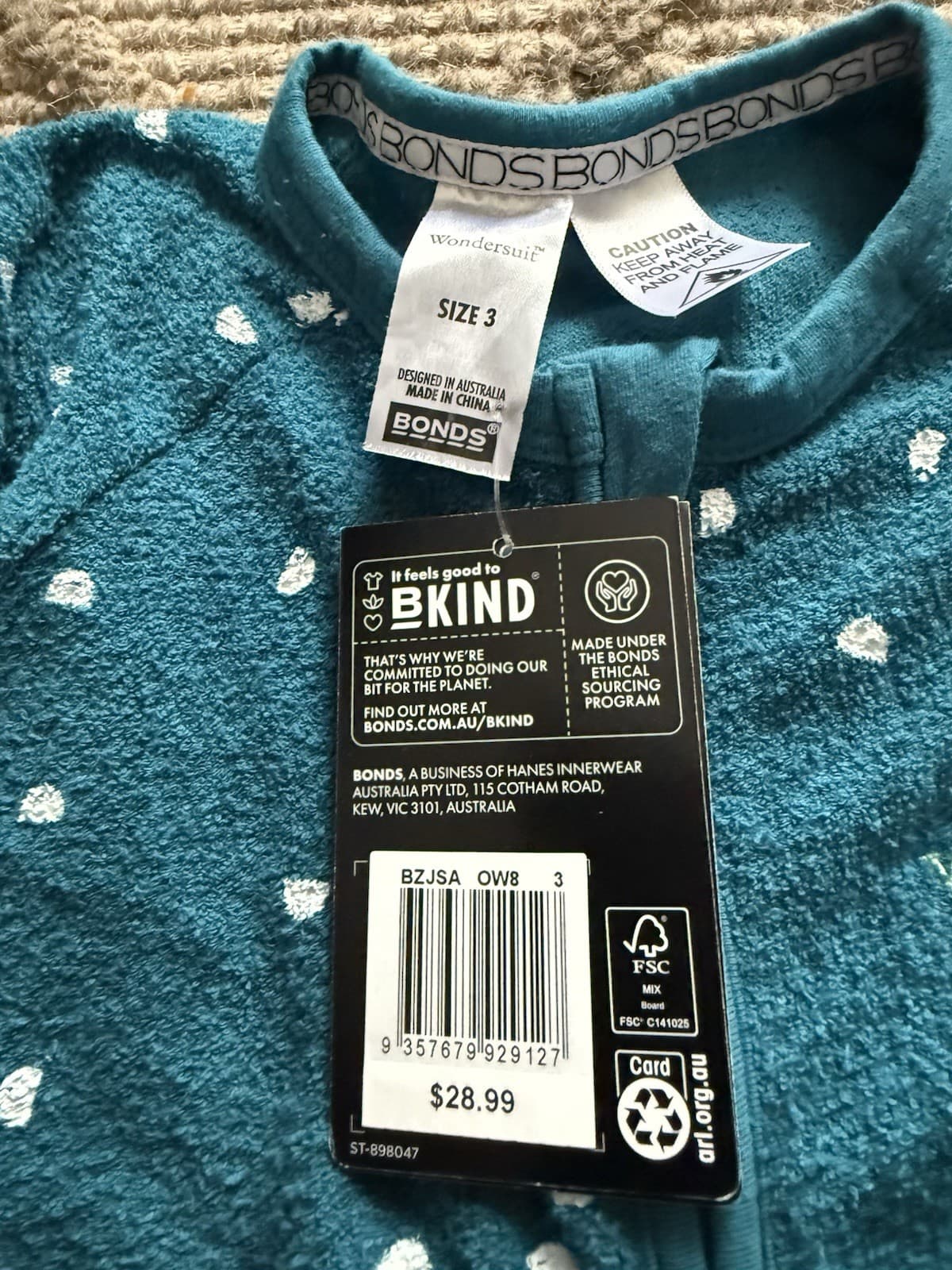 BONDS Bundle – Wondersuits Size 3 – Brand New — photo 3 of 12