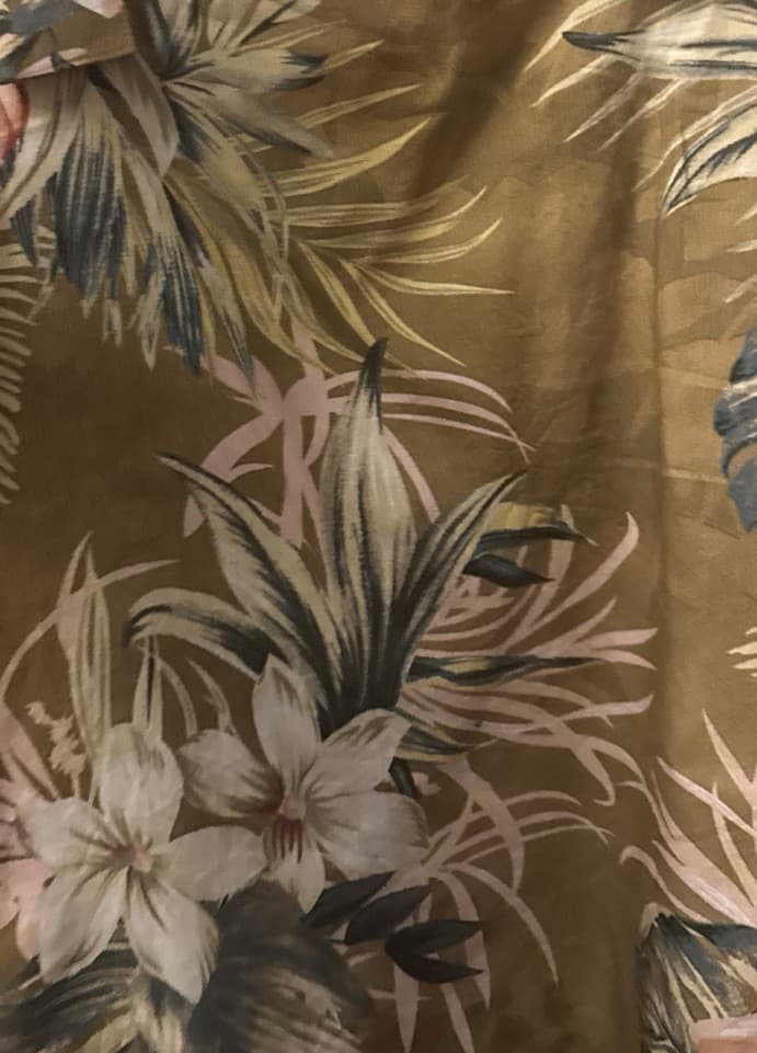 Rockmans Linen Tropical Island Hawaiian Hibiscus Top Blouse — photo 4 of 7
