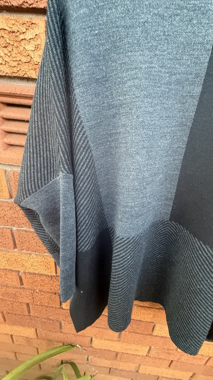 Sussan Knit Black Grey Turtleneck Jumper Size L/XL Oversized — photo 8 of 12