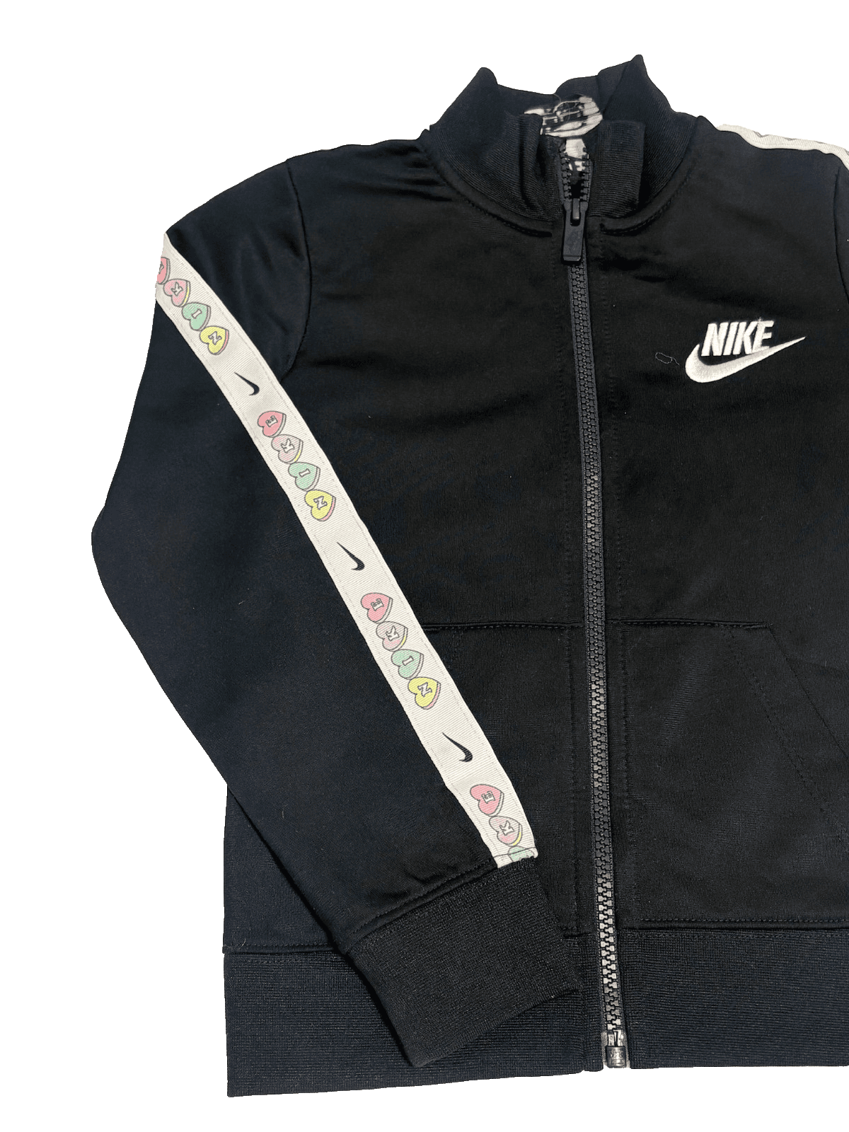 Girls Nike zip Jacket with sleeve detail- size 5-6y — photo 3 of 5