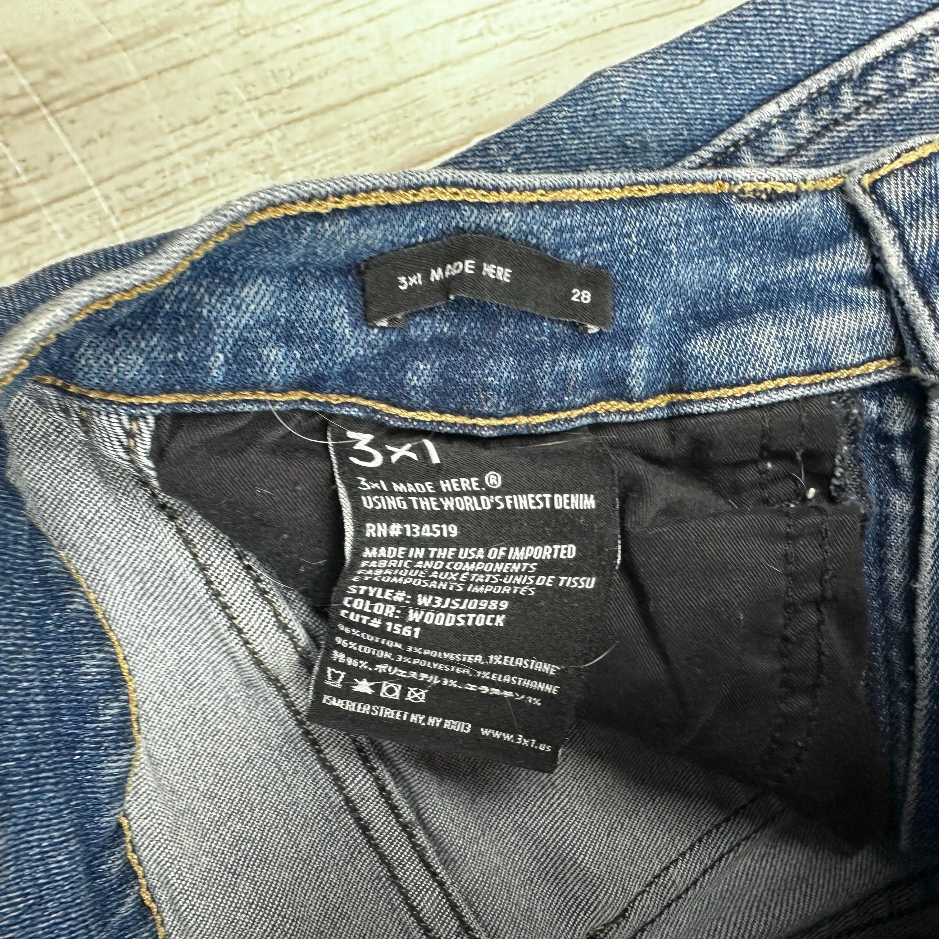 3x1 - 'Stevie' Straight High Rise USA Made Jeans -Size 28 — photo 6 of 8