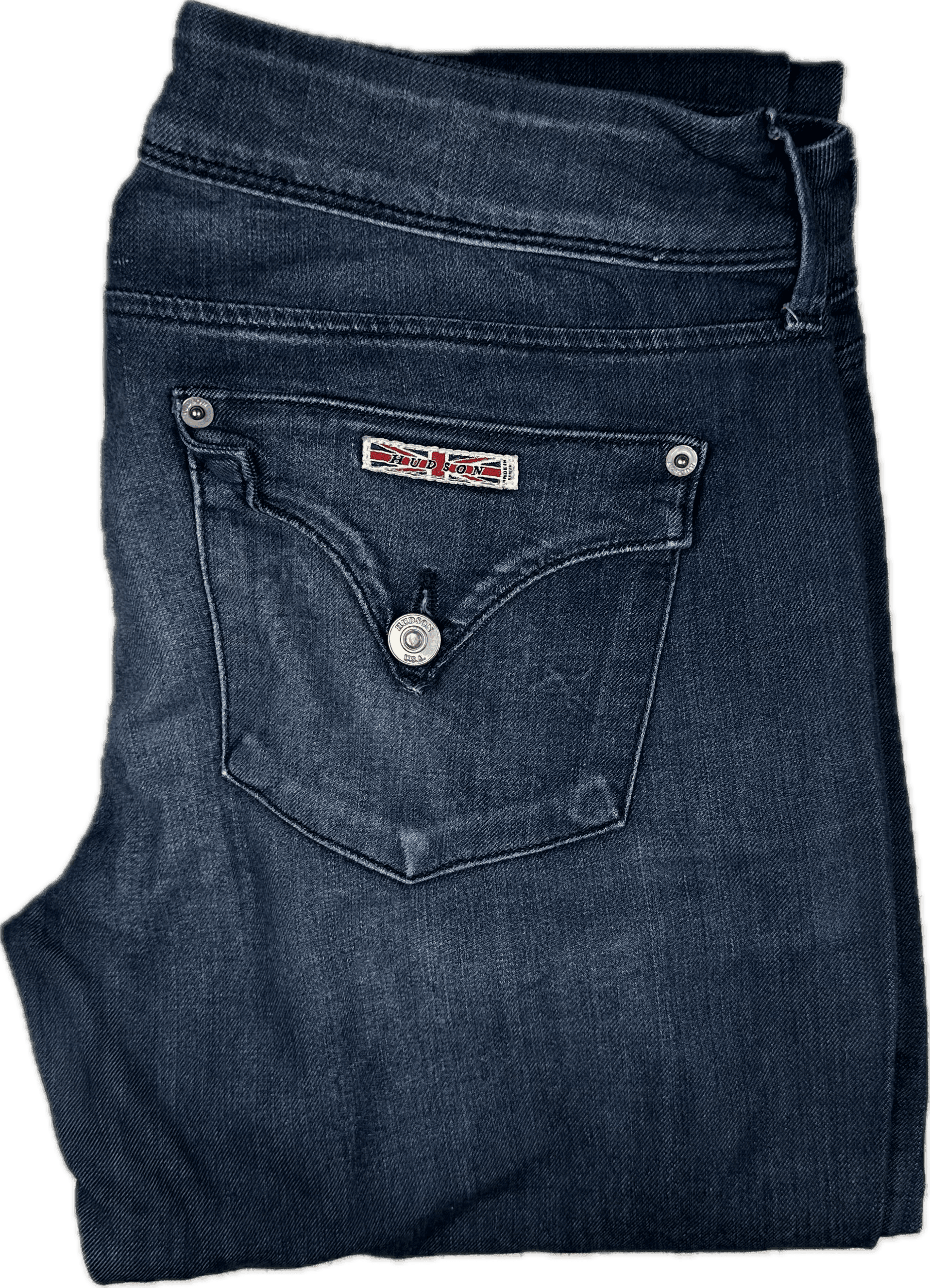 Hudson USA 'Collin' Flap Skinny Jeans - Size 29 — photo 3 of 6