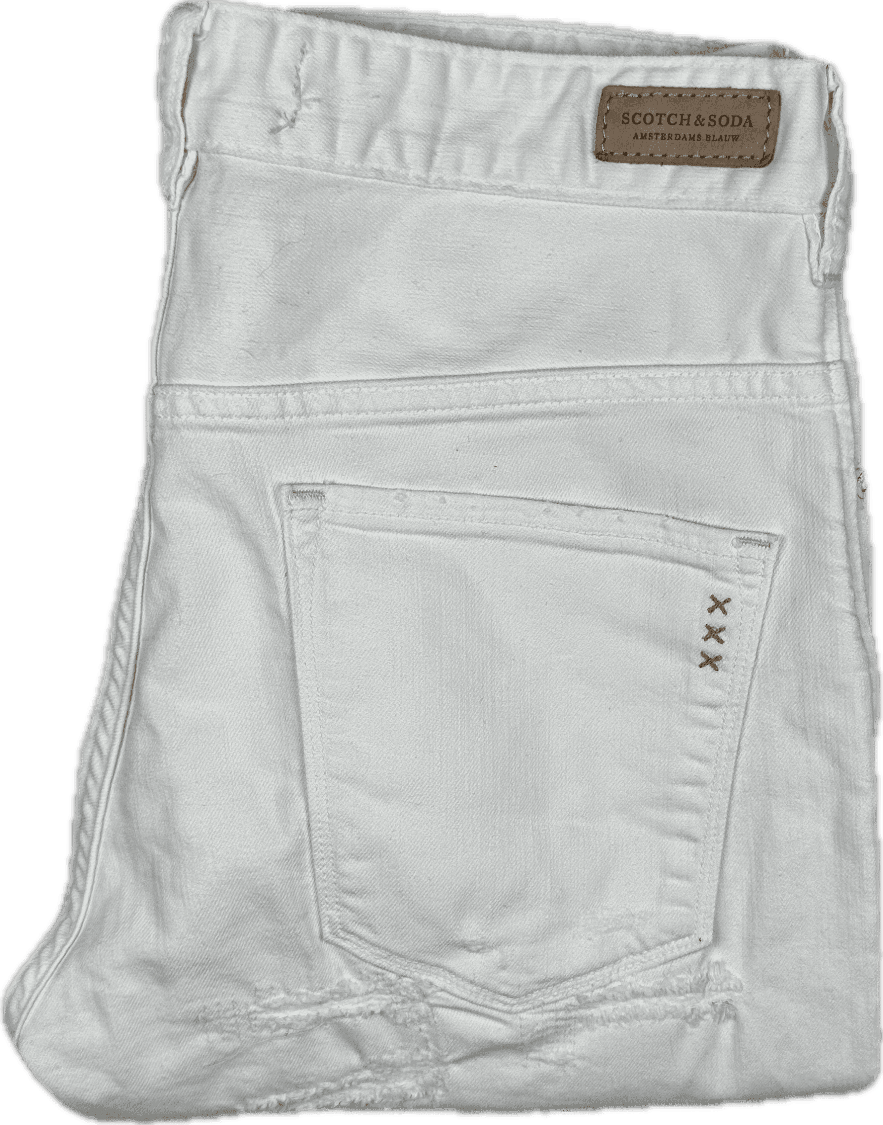 Scotch & Soda White "L'Adorable Boyfriend" Jeans -Size 27 — photo 2 of 9