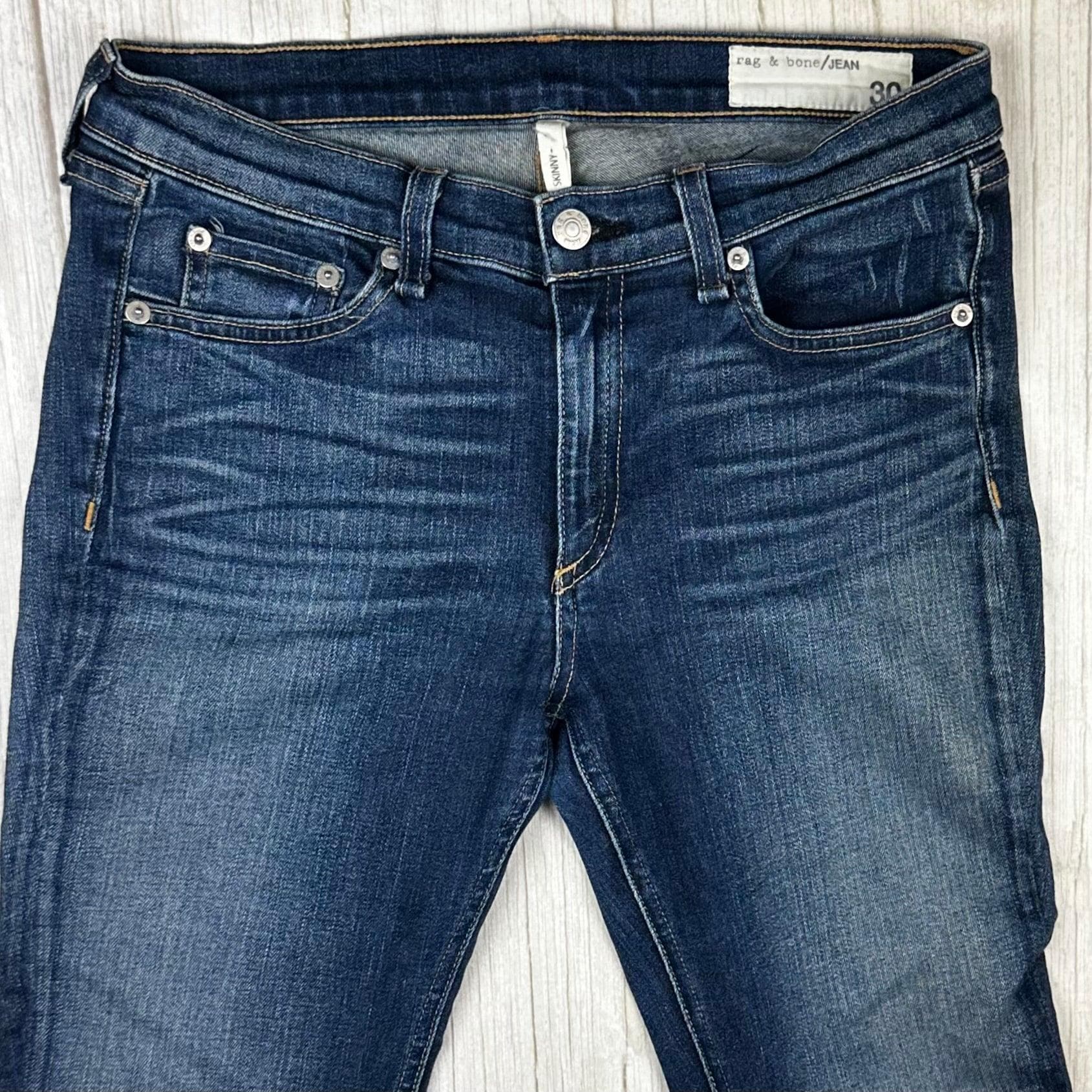 Rag & Bone ' Skinny' Low Rise Jeans- Size 30 — photo 4 of 7