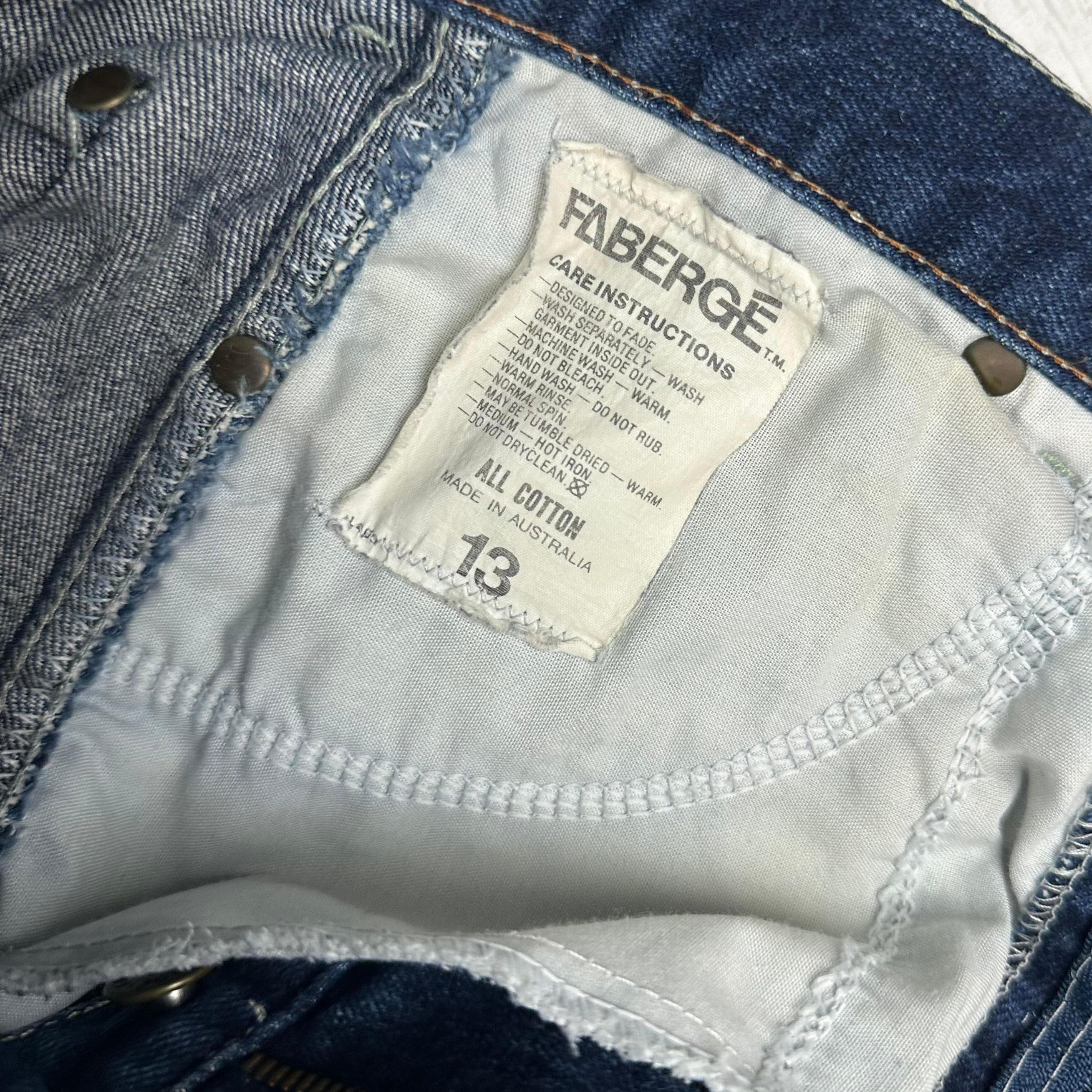 Fabergé 1980's High Waist Slim Ladies Jeans - Suit Size 6/7 — photo 6 of 7