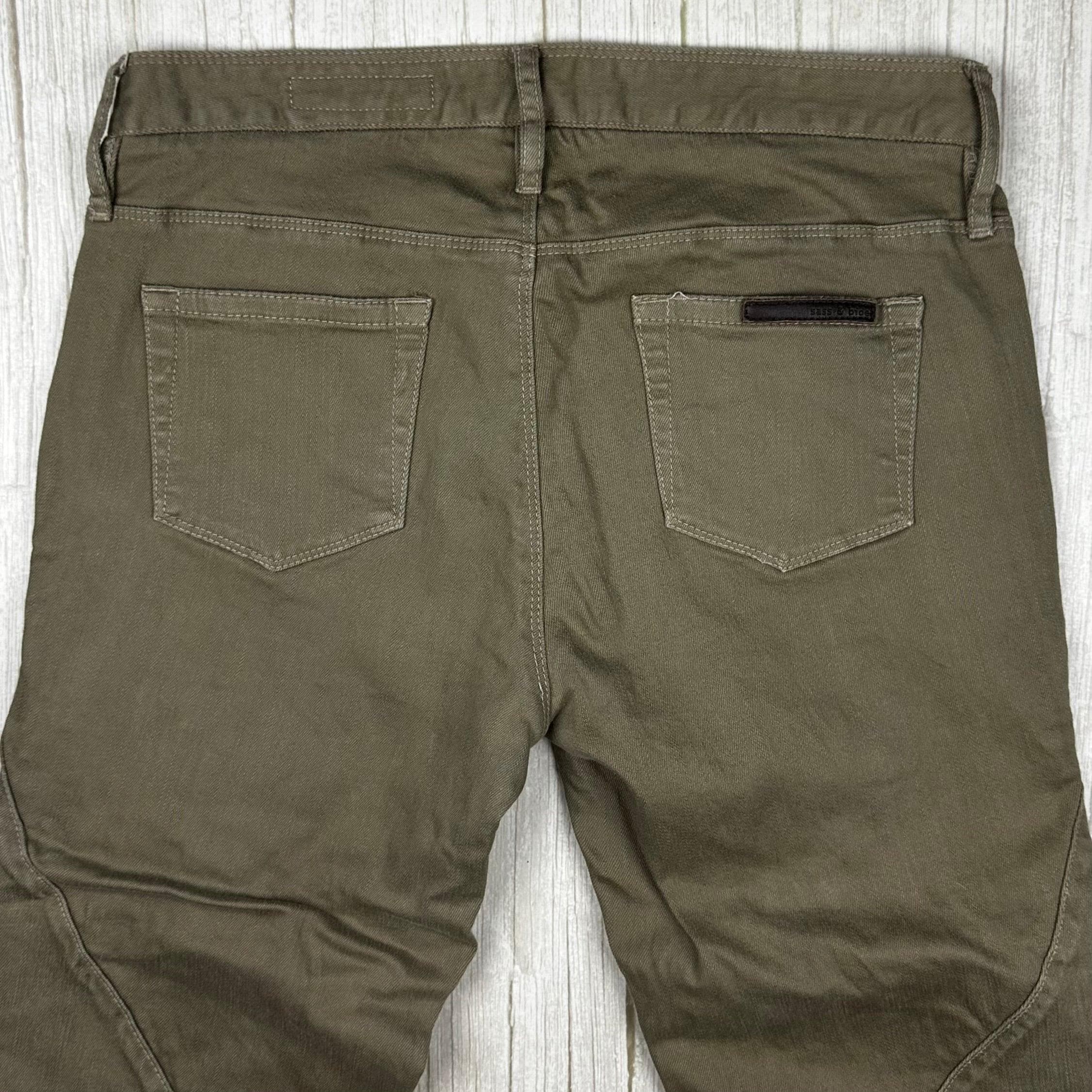Sass & Bide 'Neon Nights' Low Rise Khaki Jeans -Size 27 — photo 4 of 8