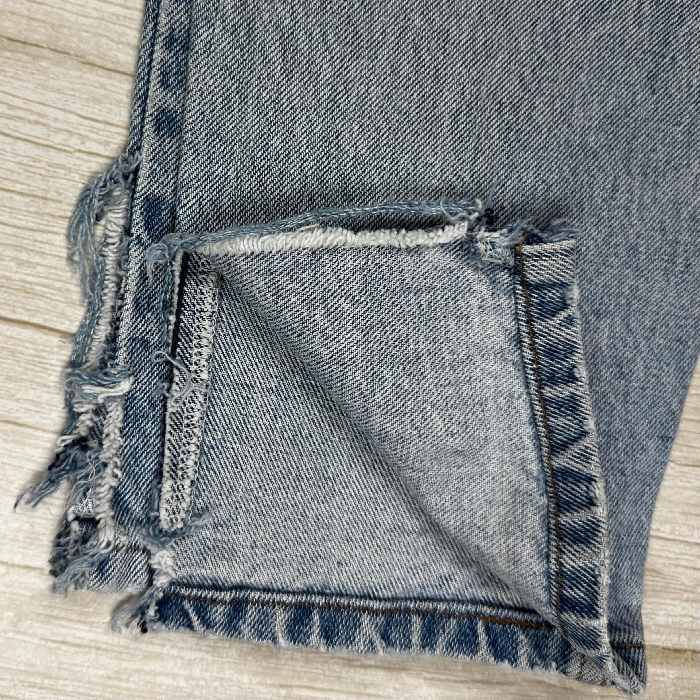 Levis Vintage Look 140th Anniversary Ladies Split Hem Denim Jeans -Suit Size 7/8 — photo 5 of 7