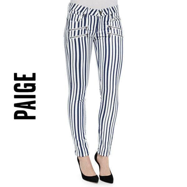 NWT - Paige 'Edgemont' Cyprus Stripe Slim Fit Jeans - Size 26" — photo 1 of 7