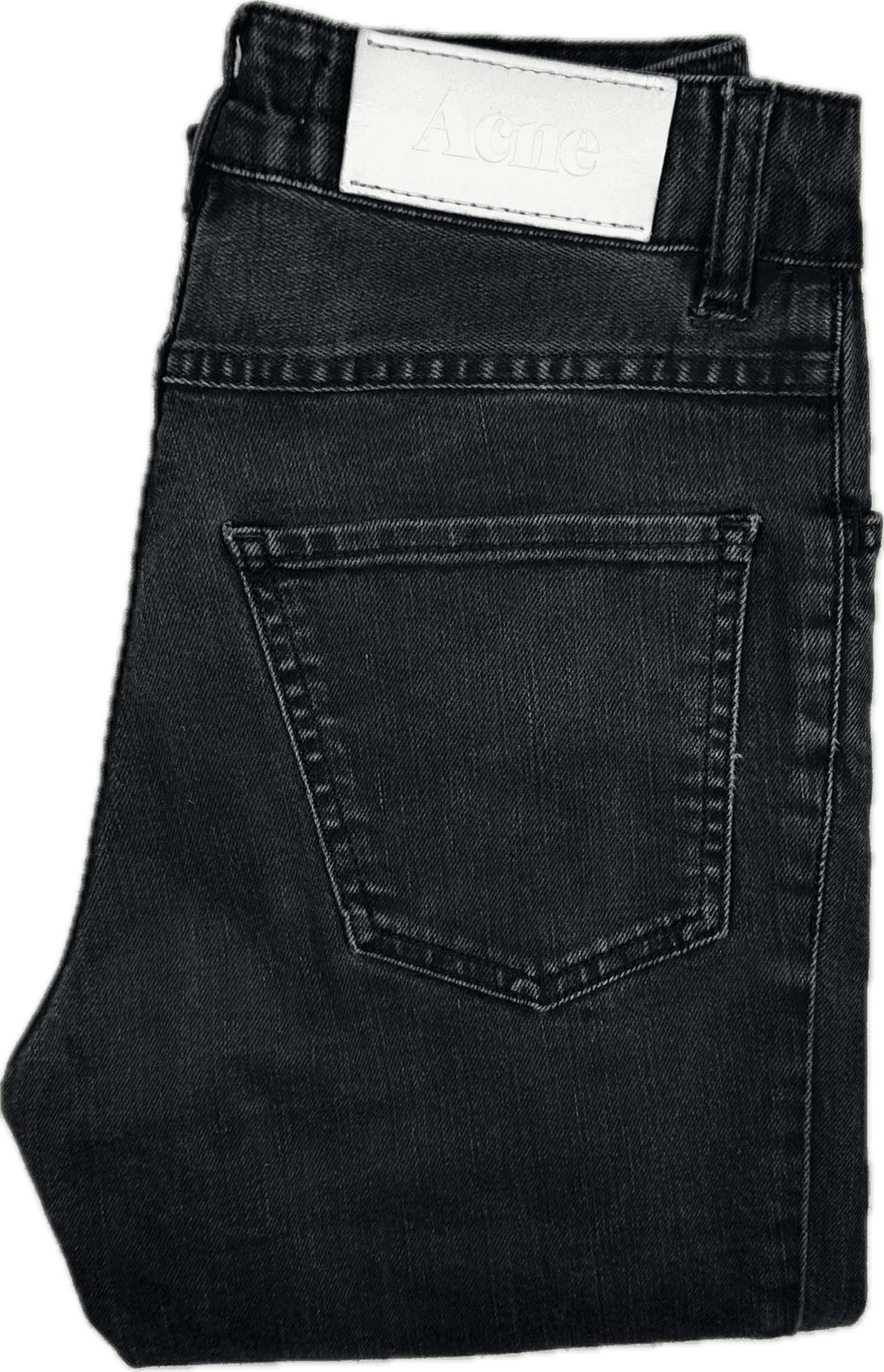 Acne Ladies 'Needle Wet Cash' High Slim Jeans - Size 26/32 — photo 3 of 8